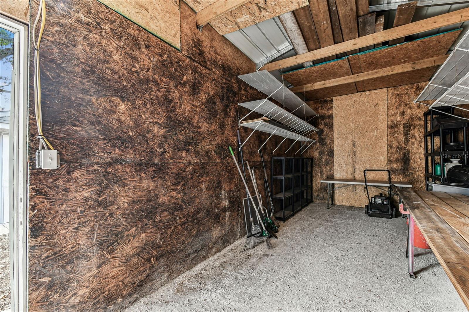 Storage Room off of RV Carport