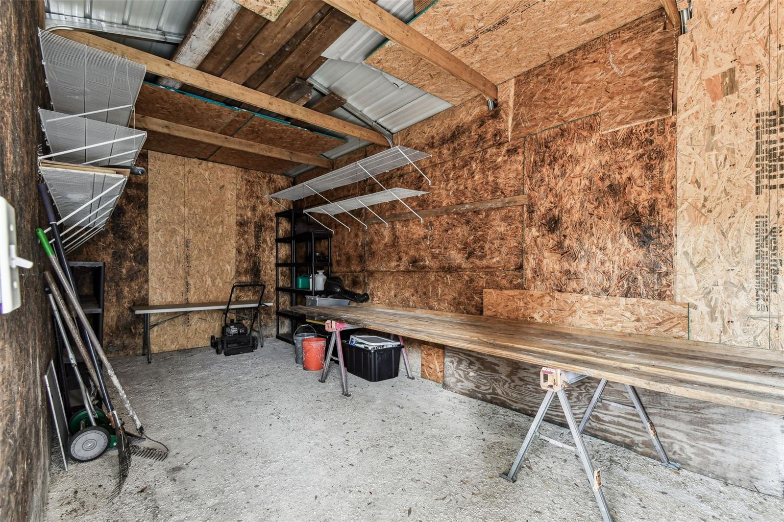 Storage Room off of RV Carport