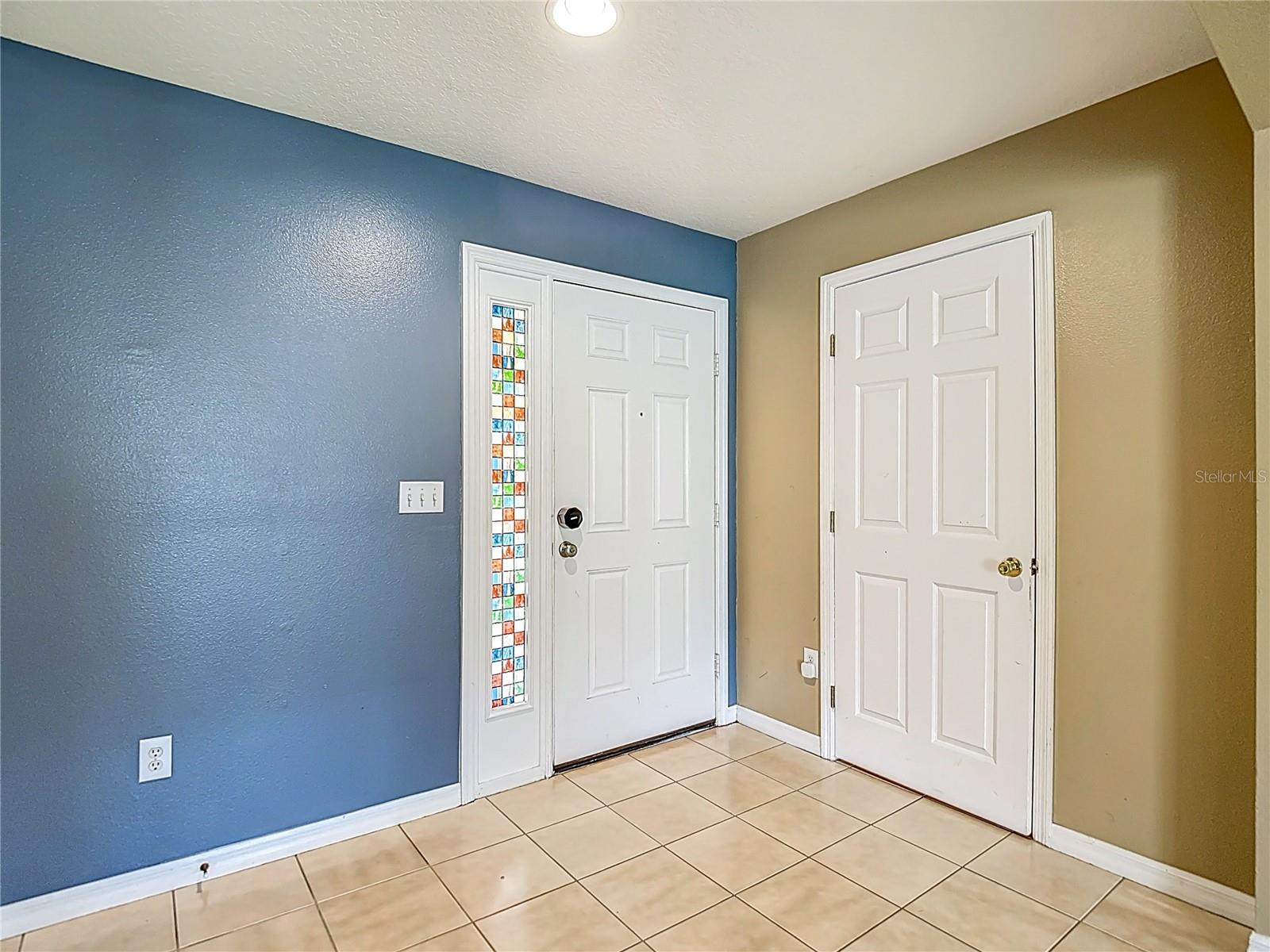 Tiled Foyer