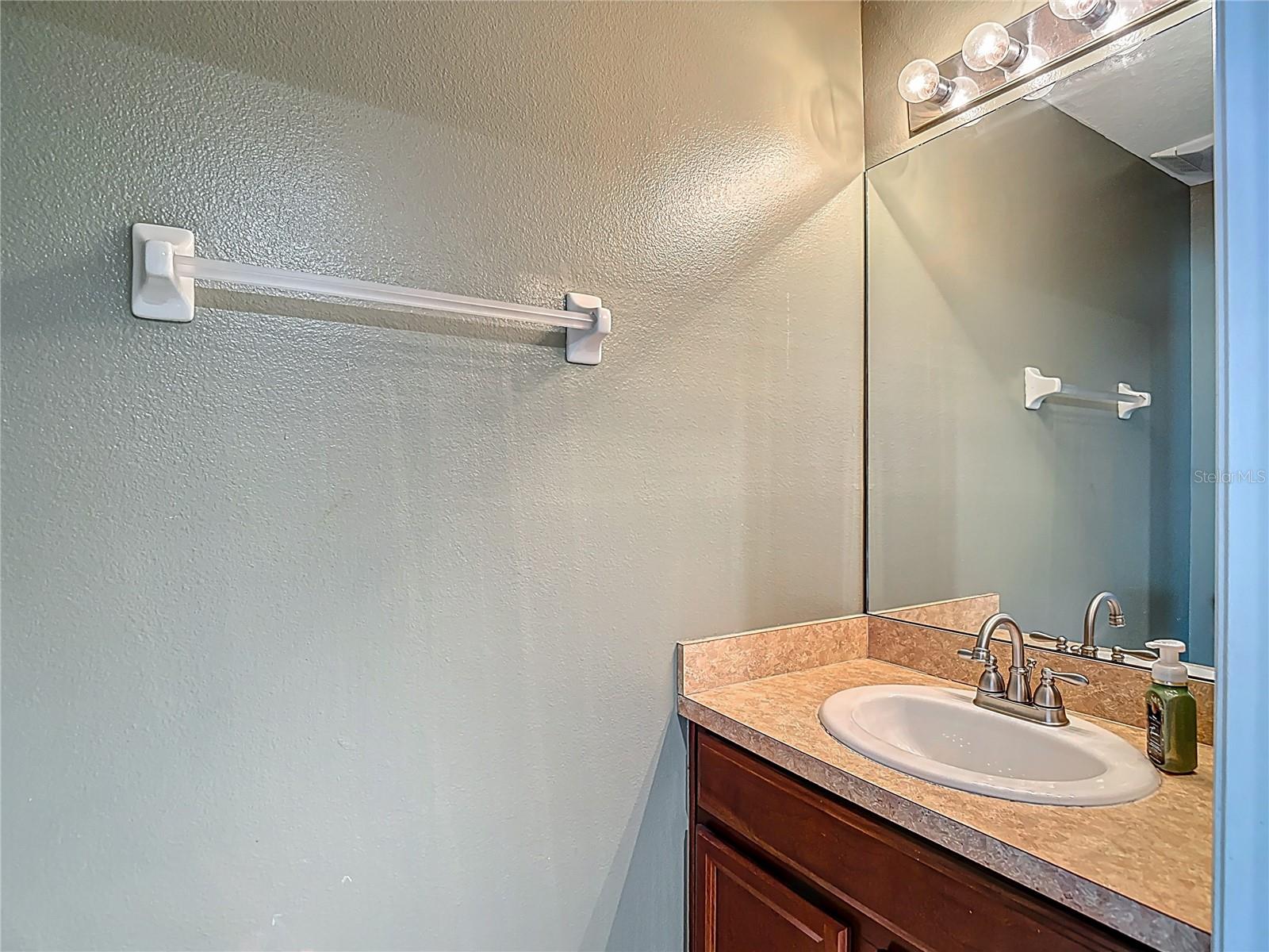 Half bath off the foyer