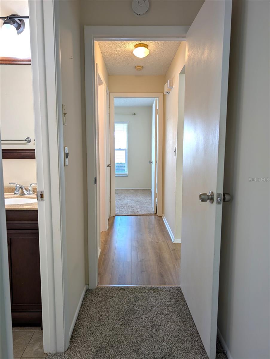 Hallway from Primary Bedroom to Guest Bedroom