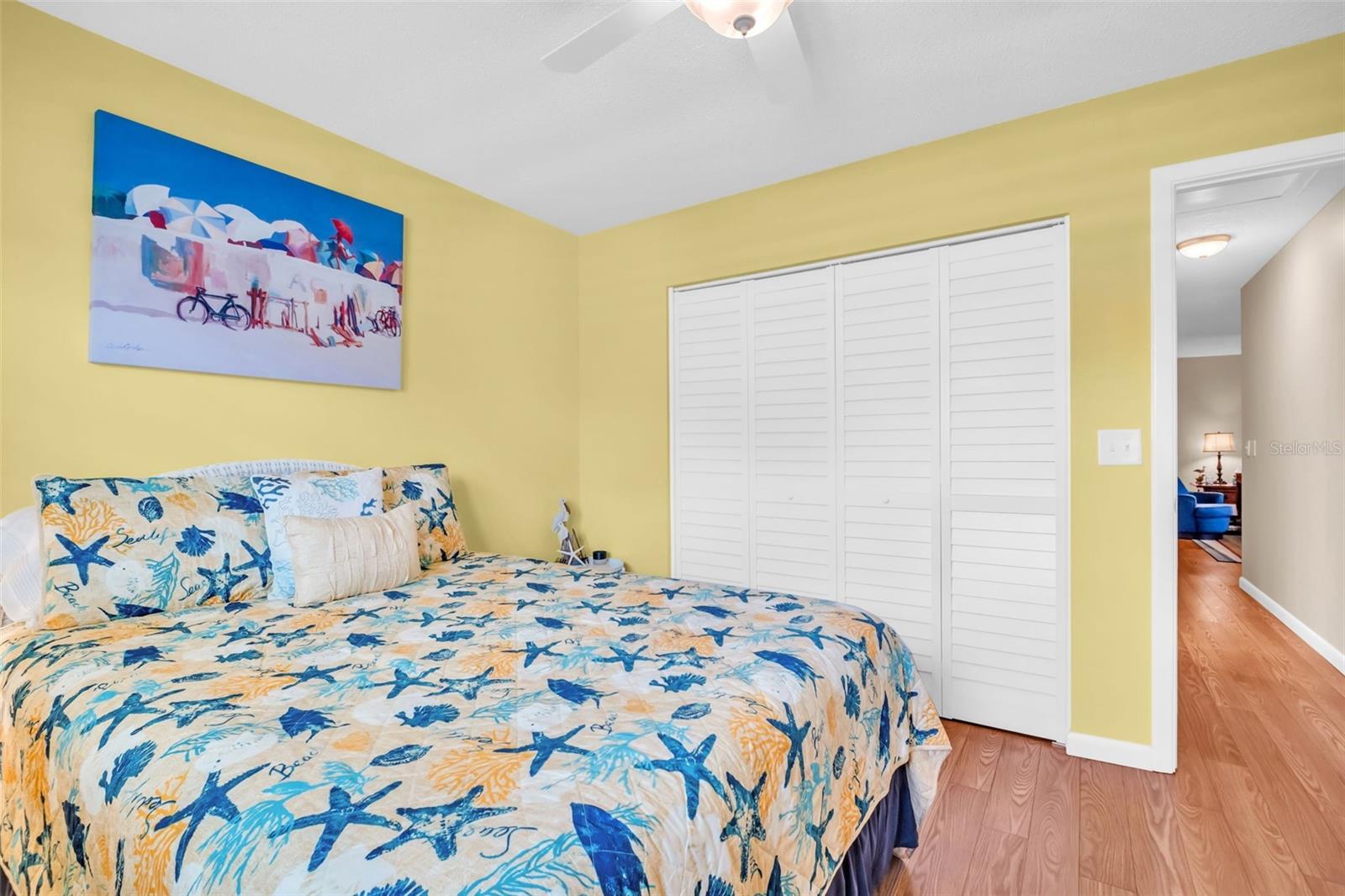 Large closet for added storage & perfectly located next to hall bath~