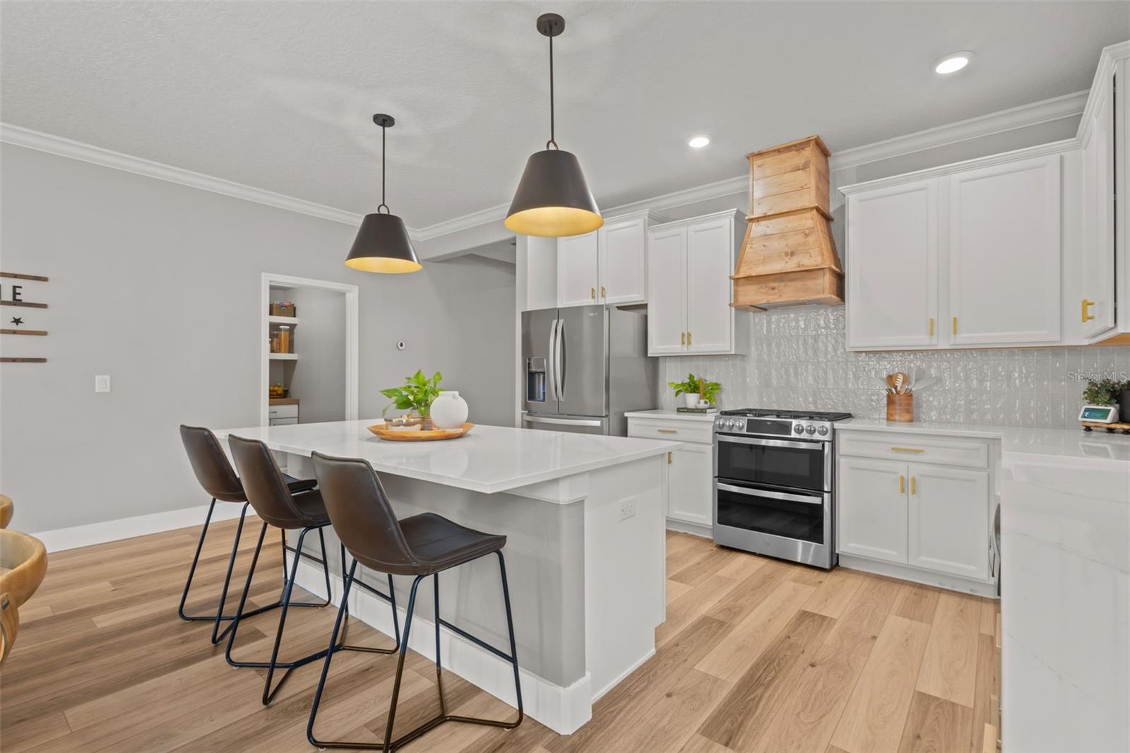 Go further into home and come into the stunning kitchen
