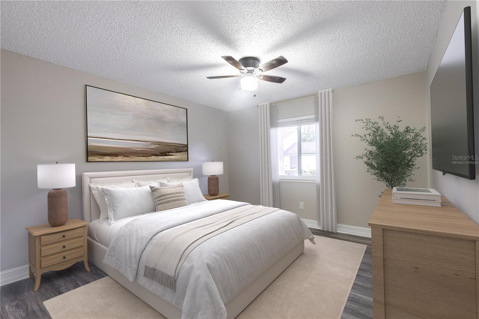 Bedroom 2 - Virtually Staged