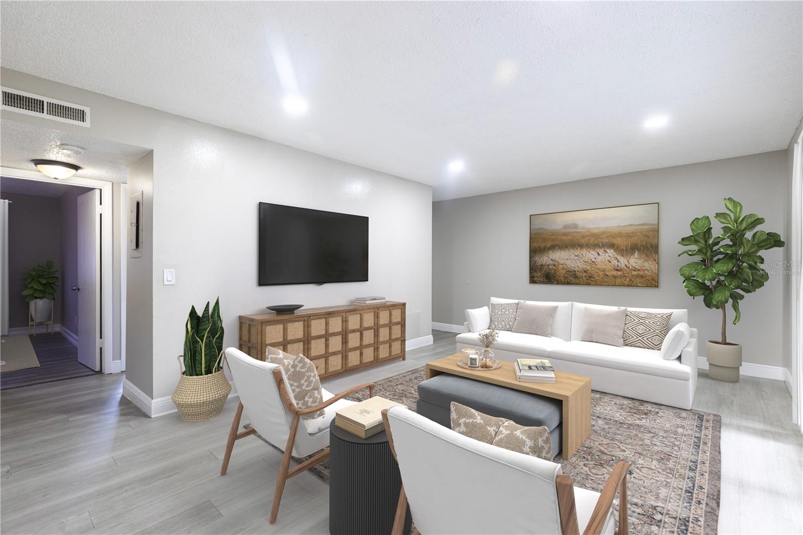 Living Room - Virtually Staged