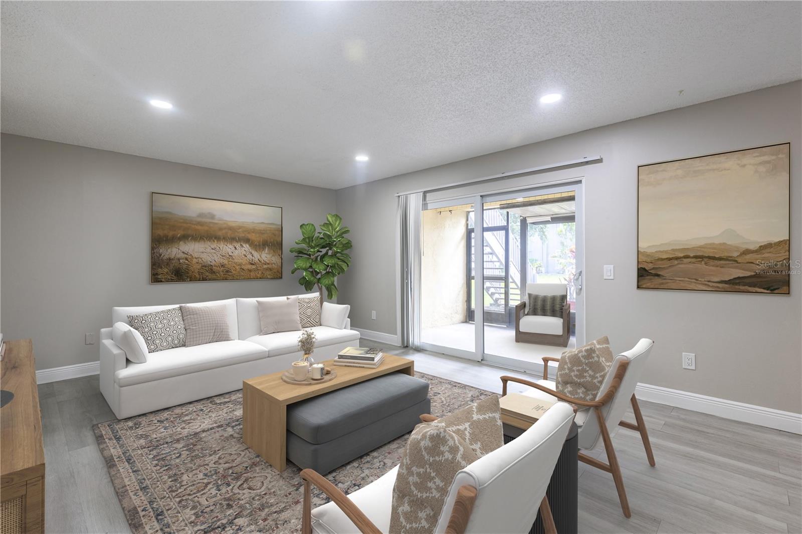 Living Room - Virtually Staged