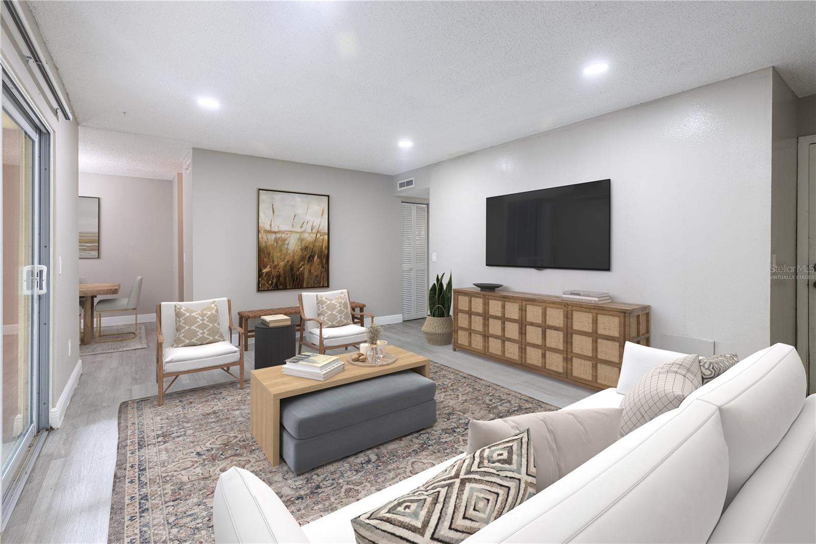 Living Room - Virtually Staged