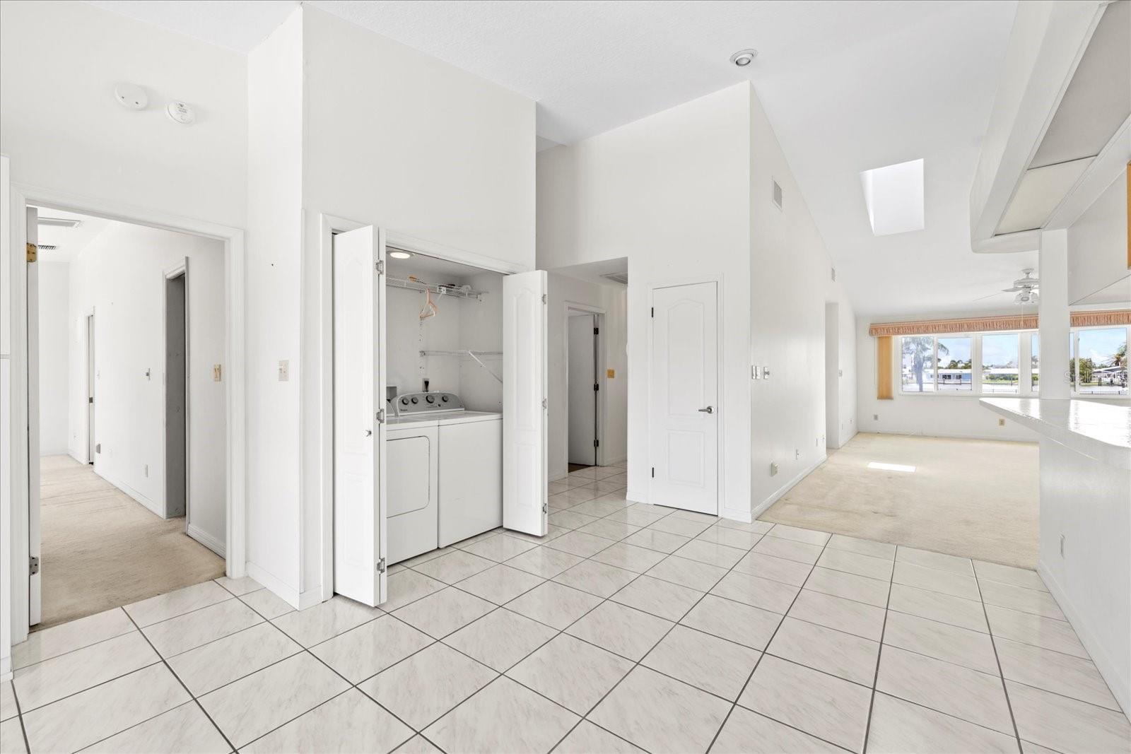 Entry hallway & Living room