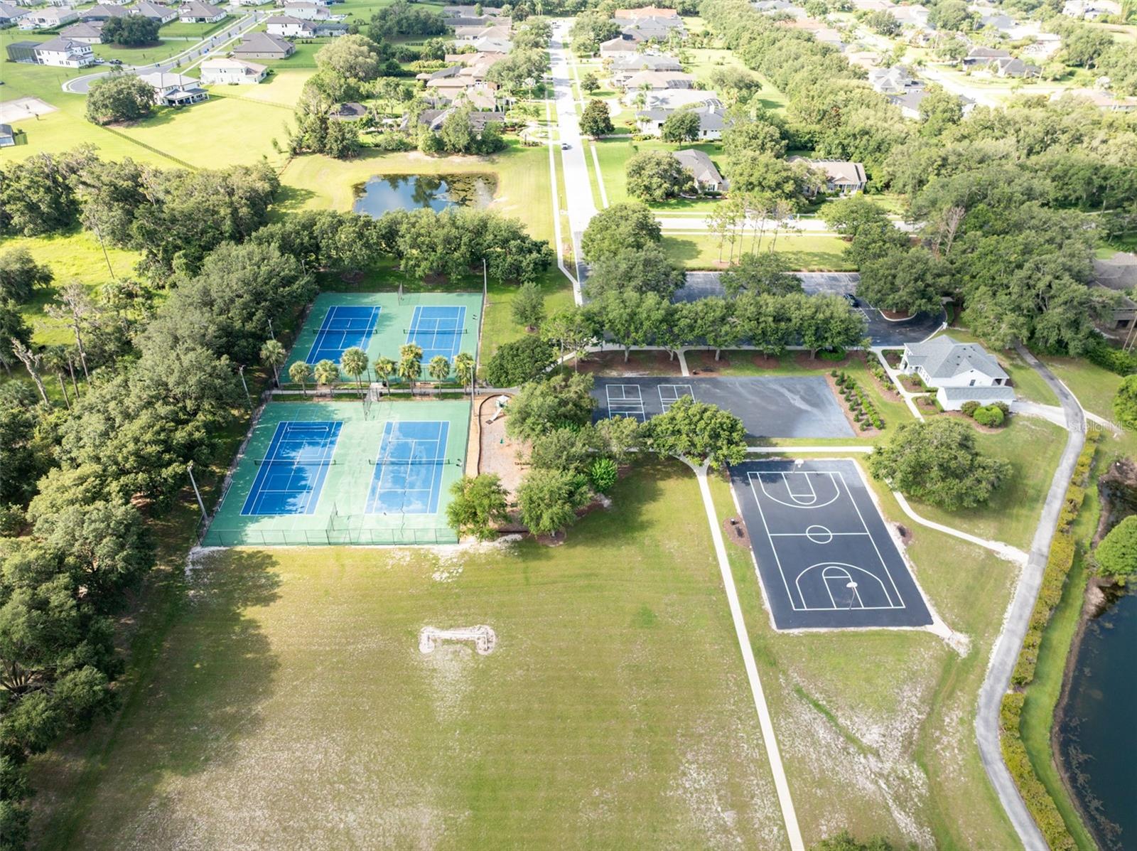 Aerial View of Amenities