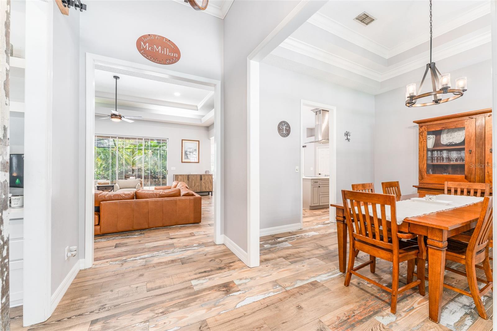 Foyer Entry with Formal Dining on one side & Office on the other side