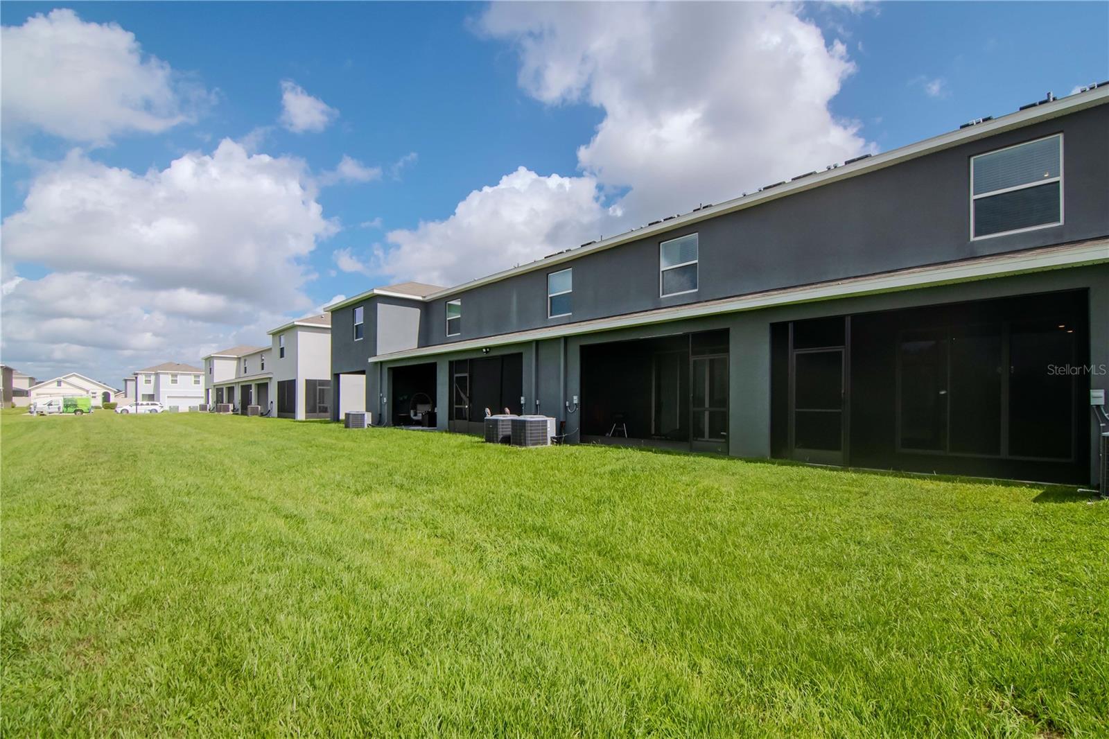 Green Space and Private views behind