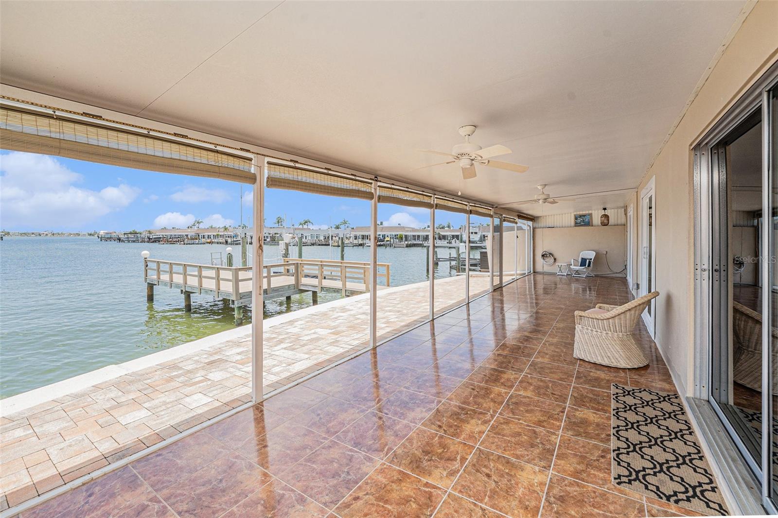 beautiful enclosed Porch facing West for Awesome Sunsets!