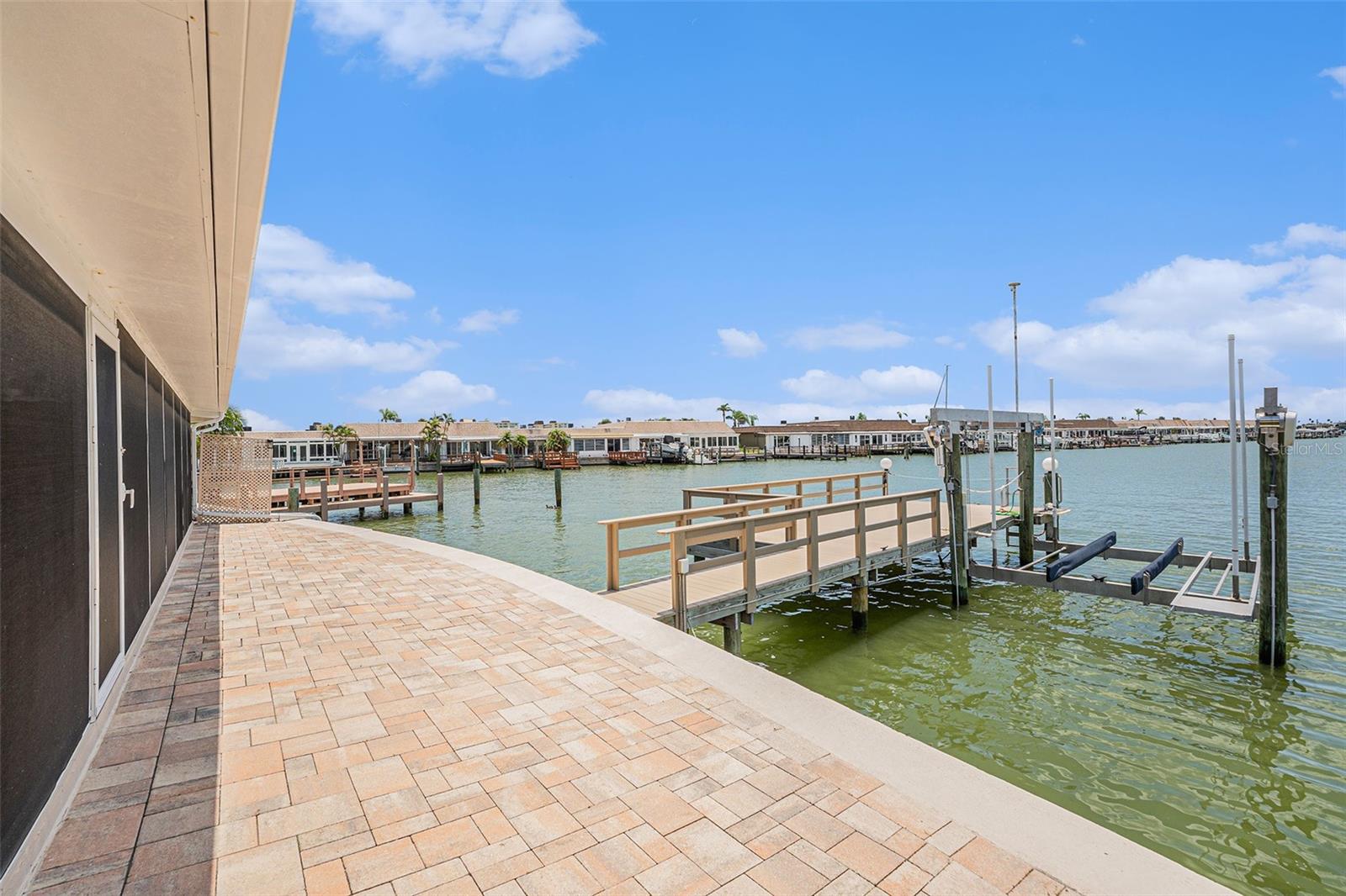 your open patio area to Composite Dock & Lift