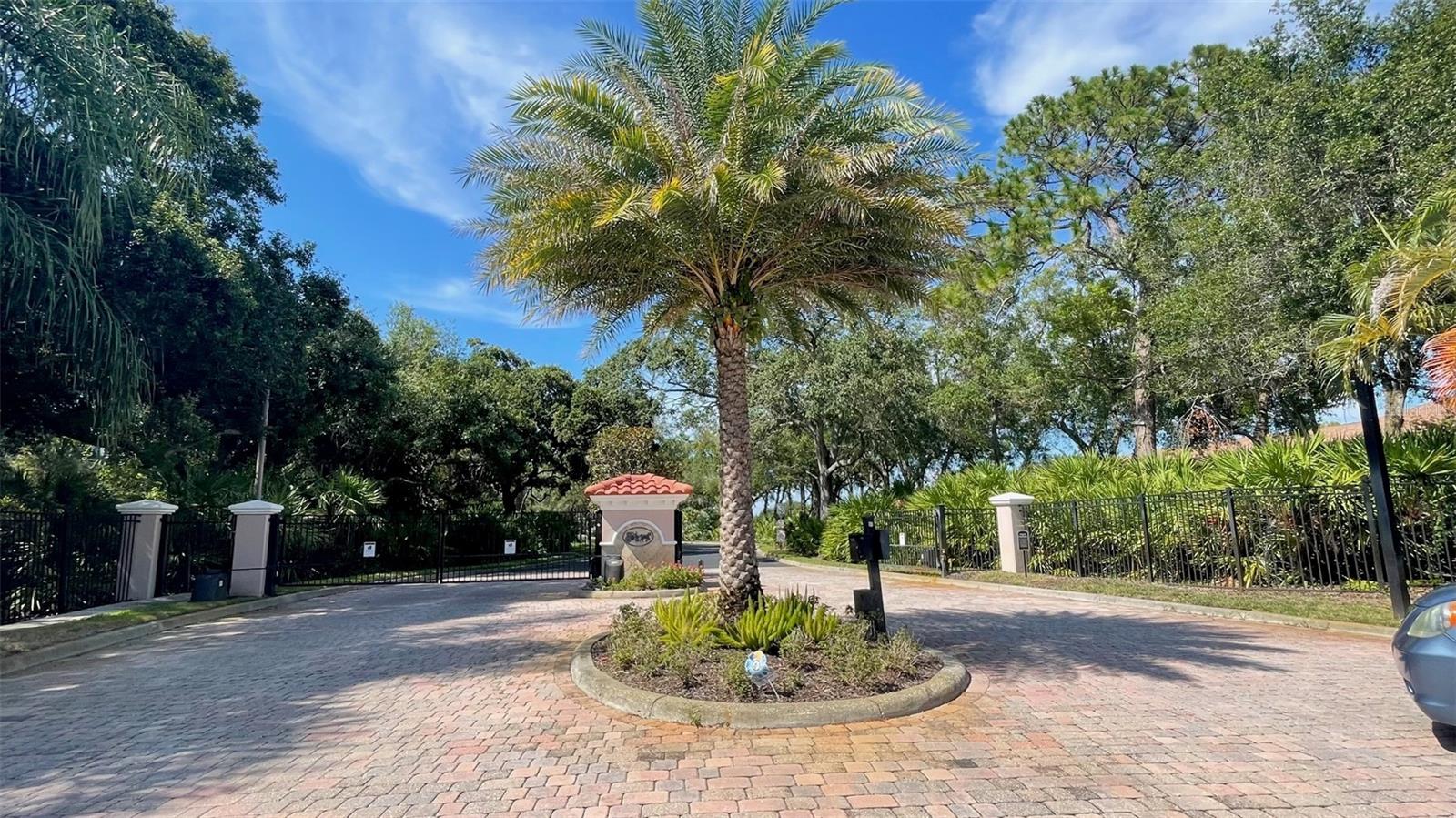 Gated entrance
