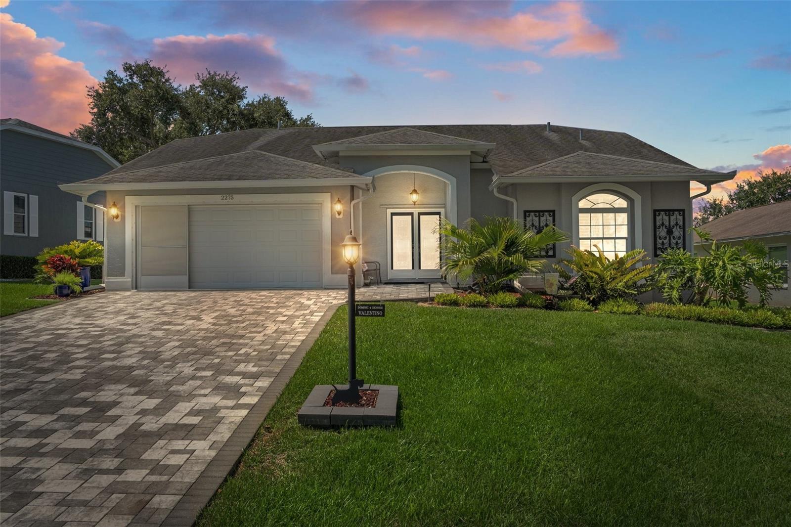 Evening Front Exterior
