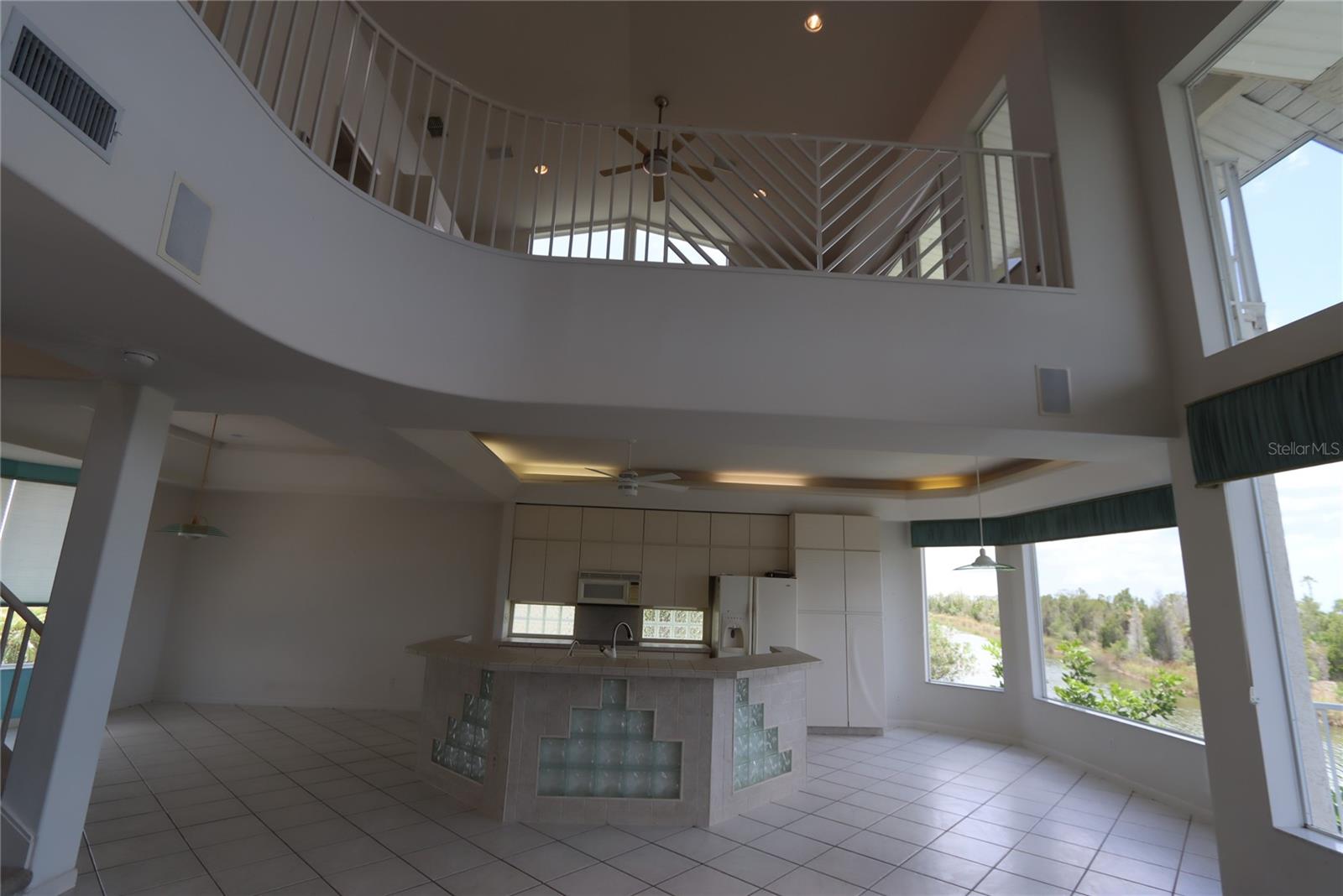 Kitchen with Loft above