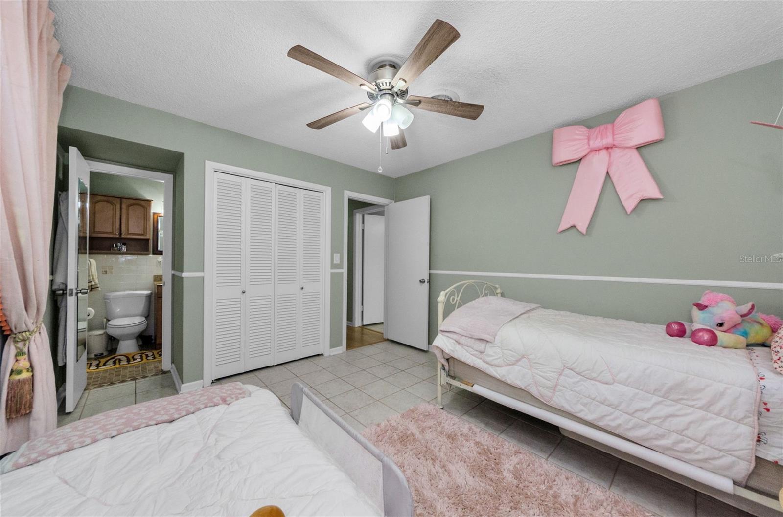 Bedroom two with ensuite bathroom
