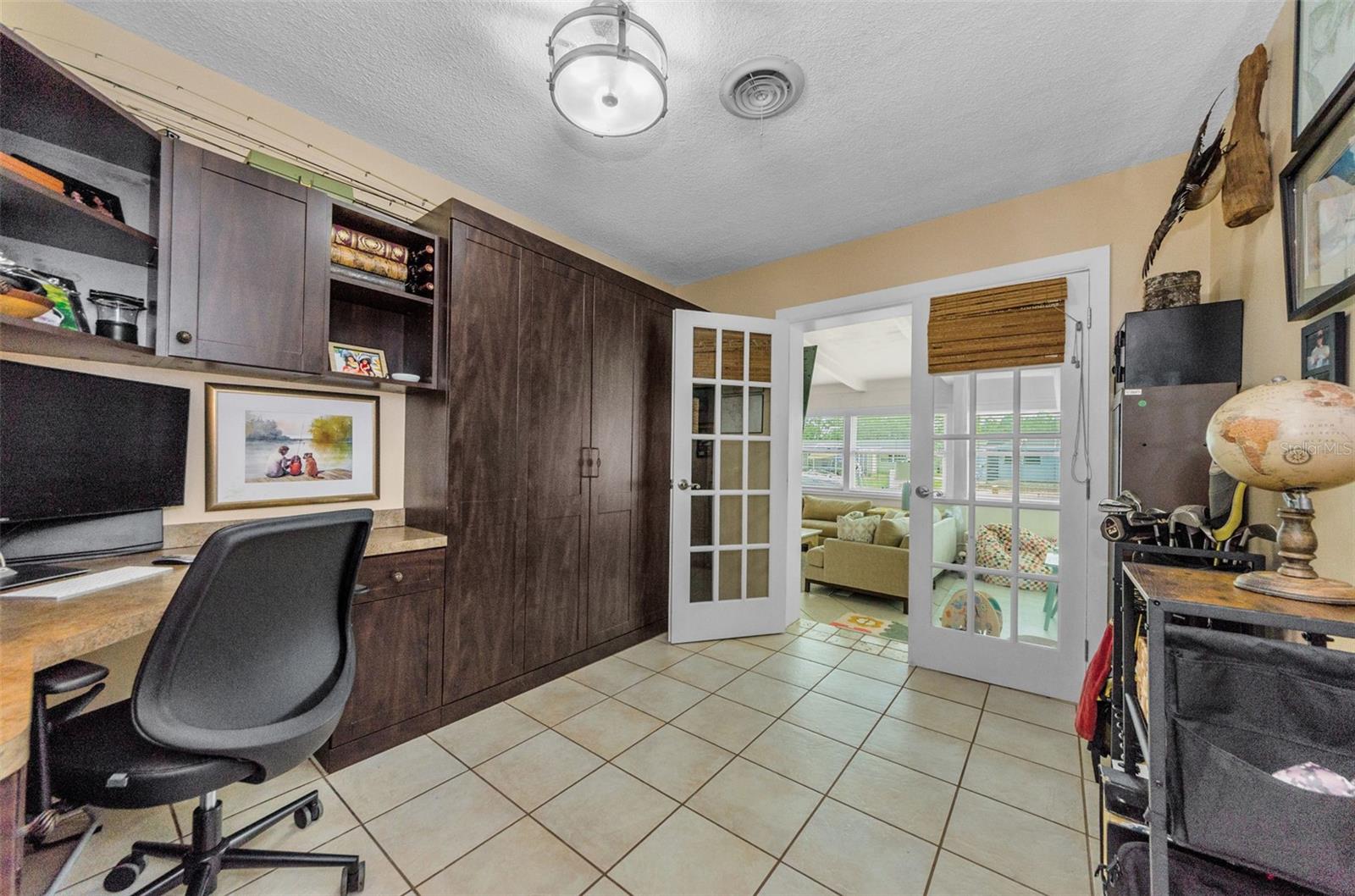 Bedroom three with murphy bed or office