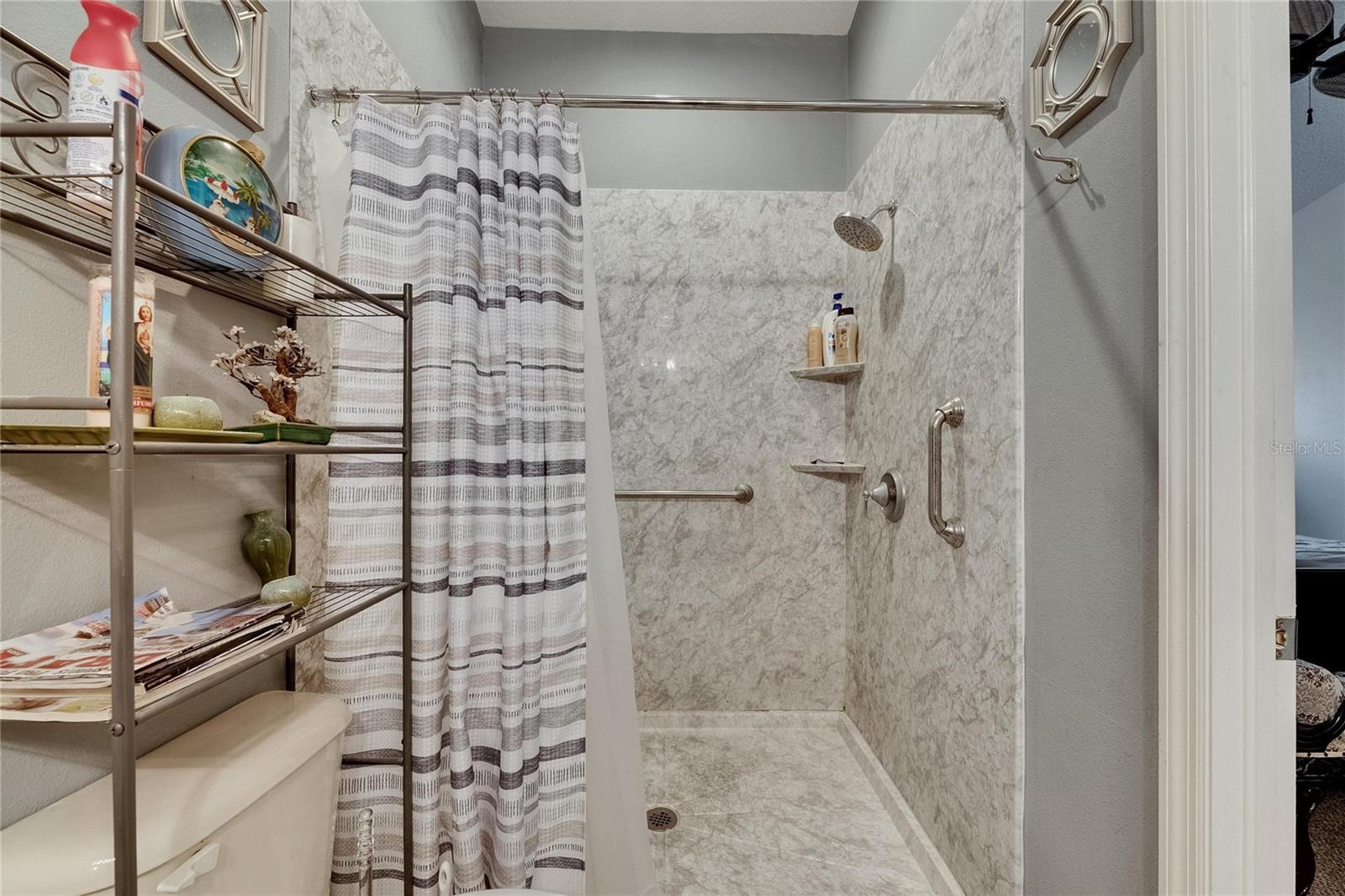 Beautiful updated walk-in shower