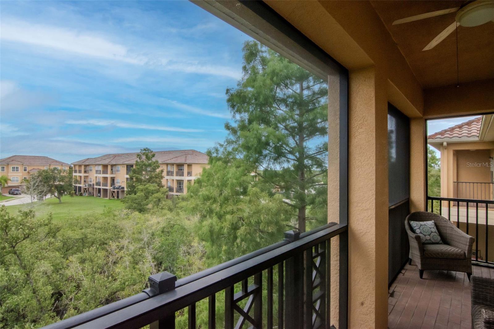 Main level balcony