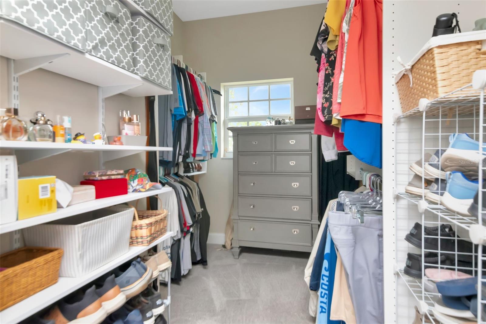 Primary large walk-in closet