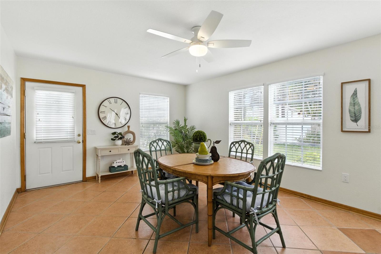 Family room with access to backyard