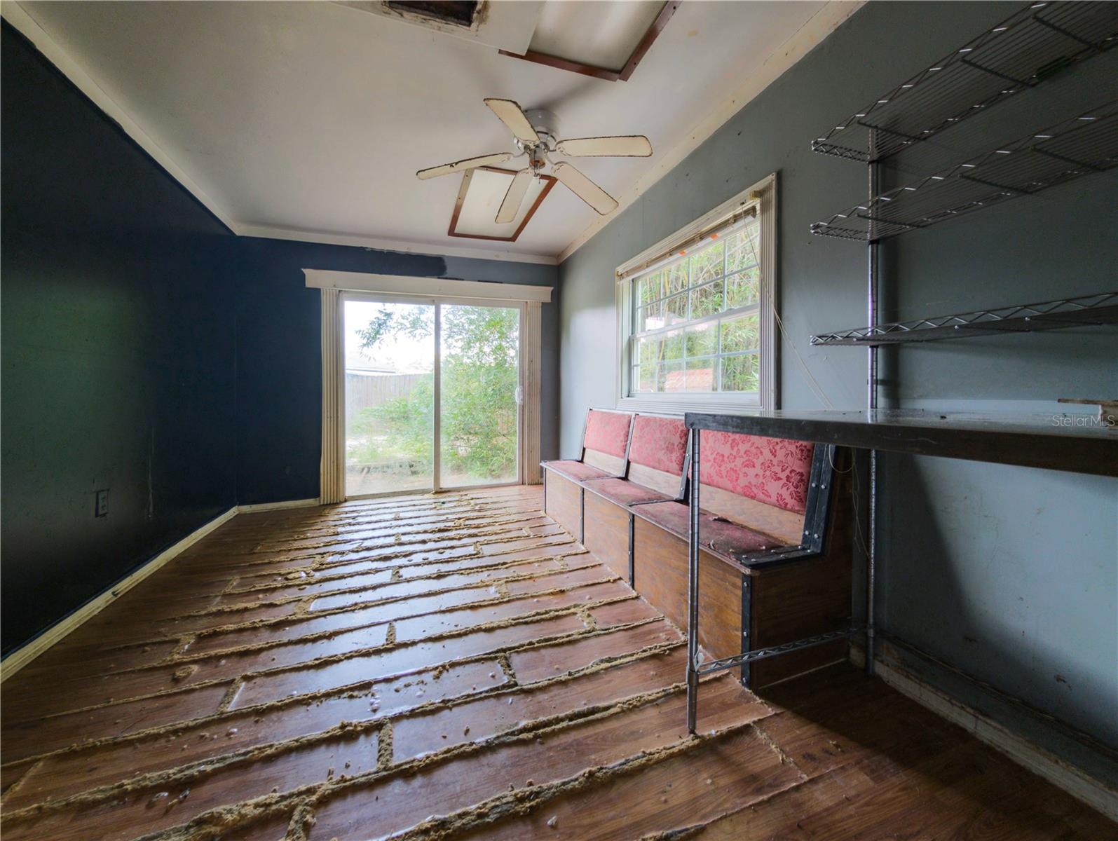 Floors are in need of rehab