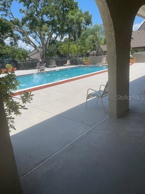 Community pool just a few yards from the villa.