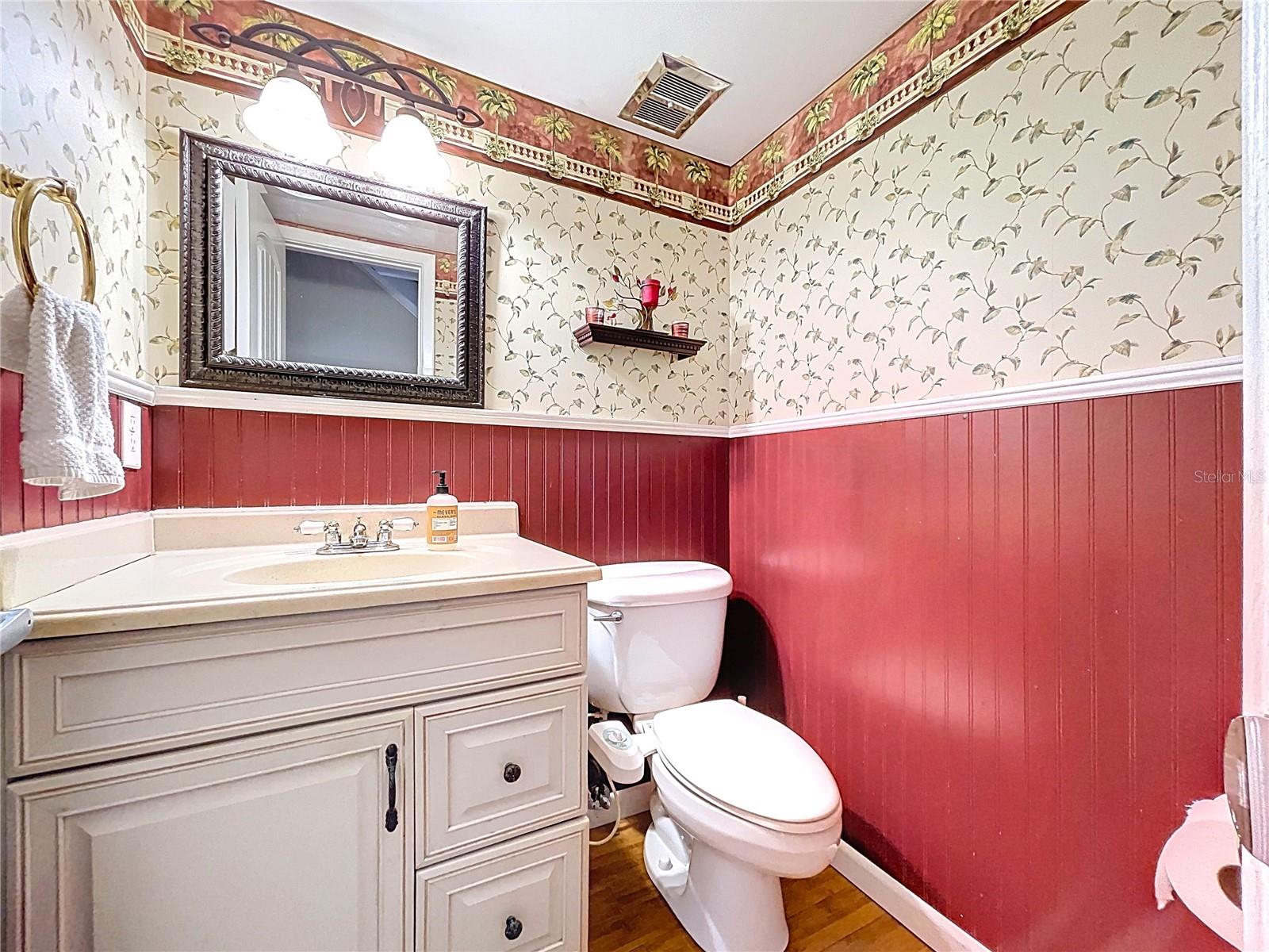 downstairs half bathroom