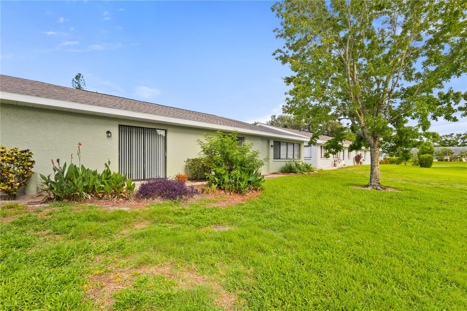 Rear of property