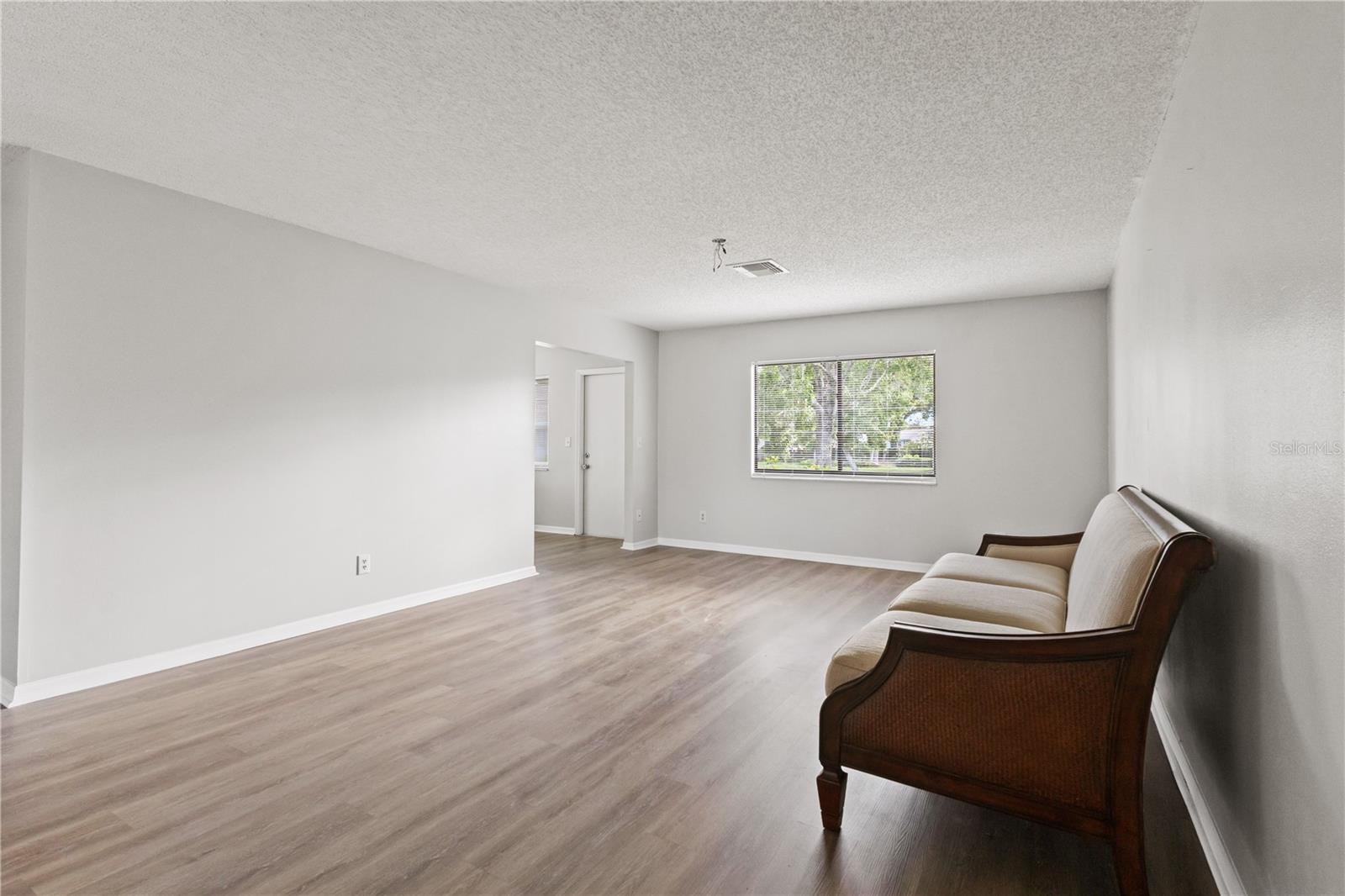 Living room entry view
