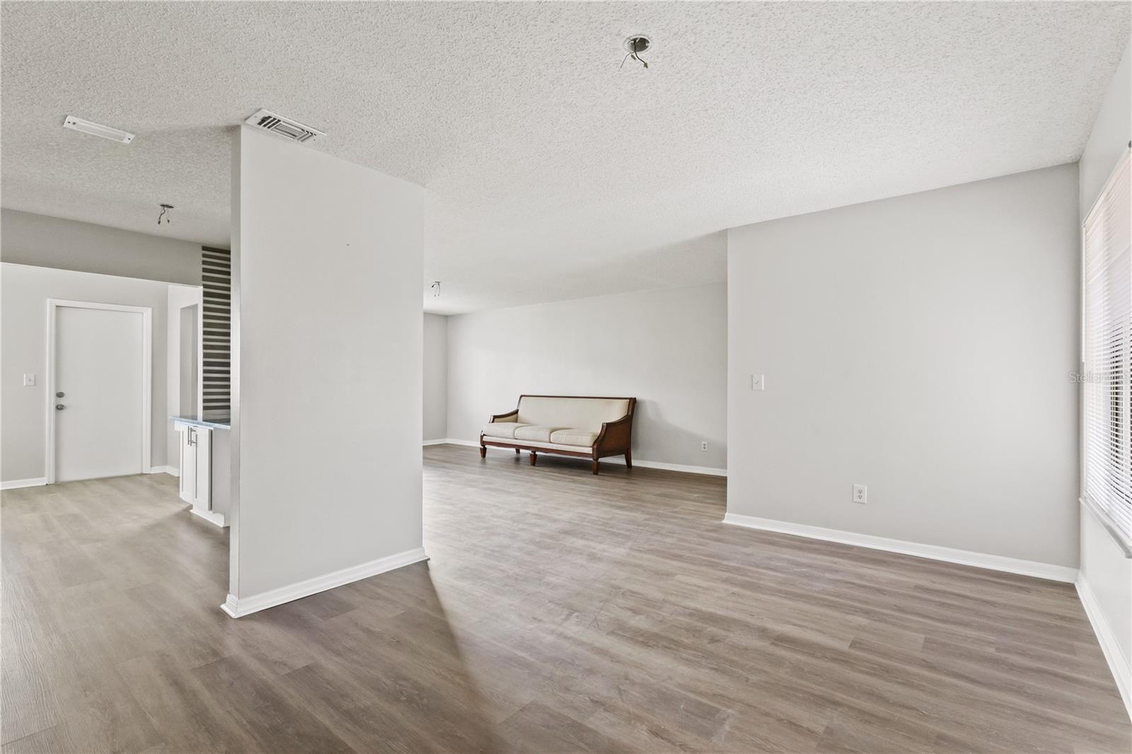 Dining/Living room view