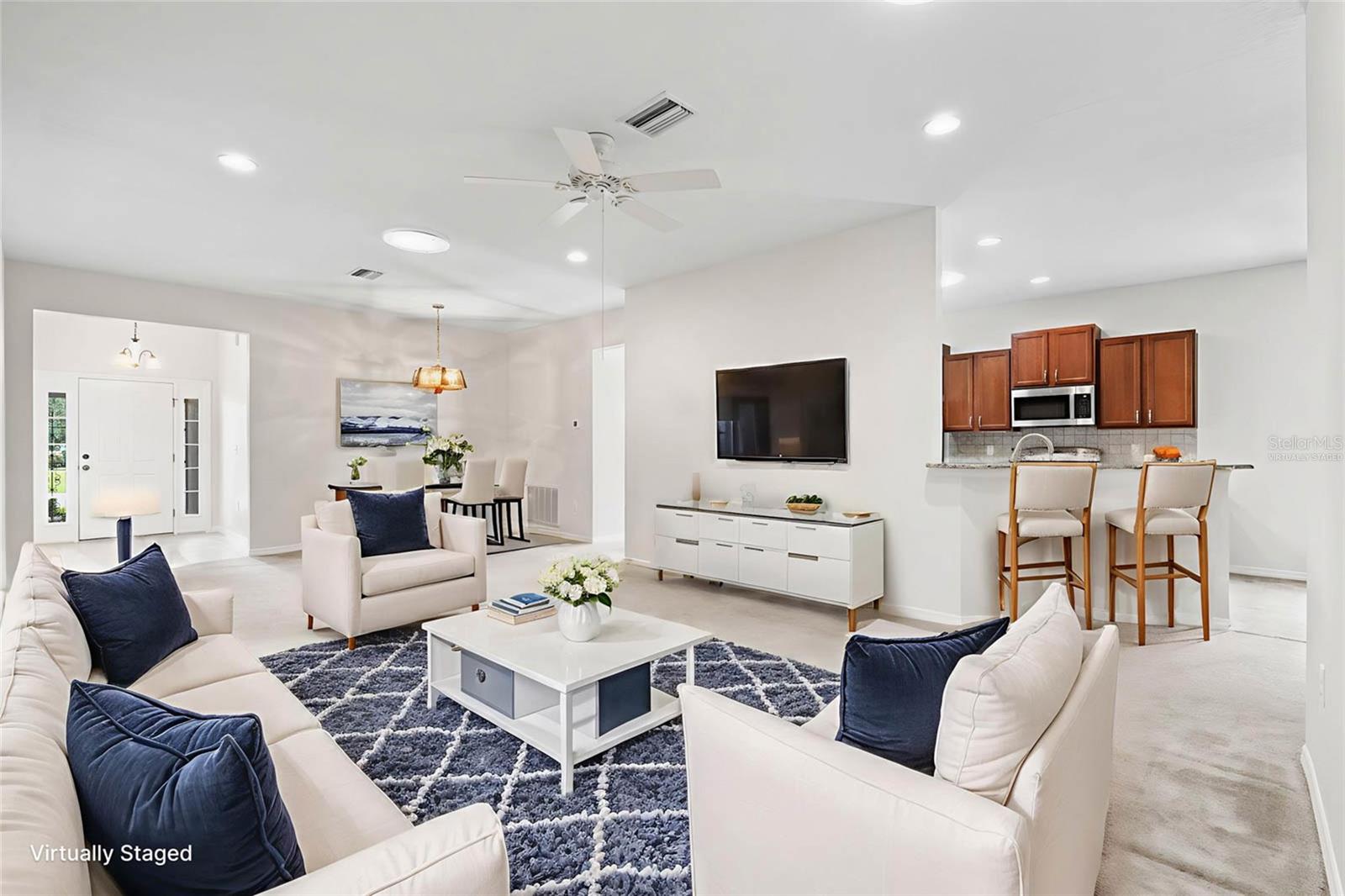 Living Room - Virtually Staged