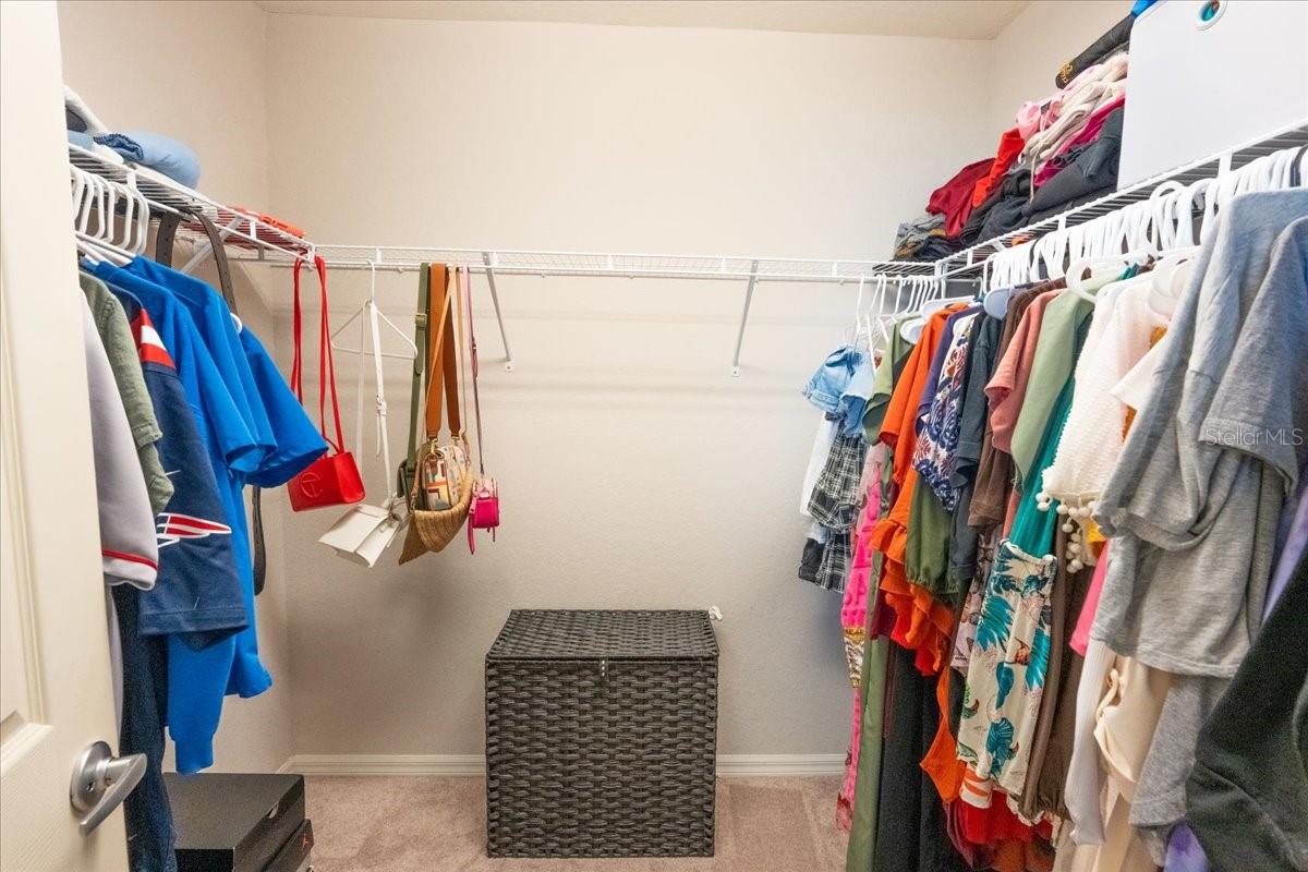 Primary Suite Walk-in Closet
