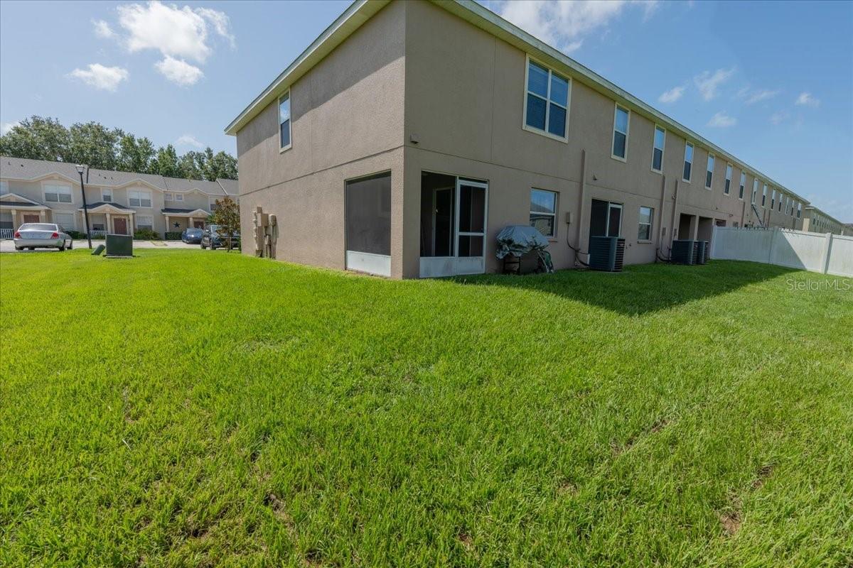 Lawn Around Townhome