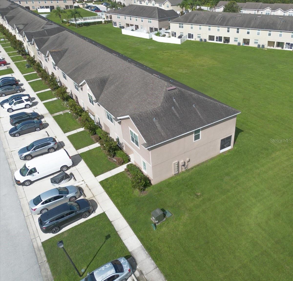 Aerial View of Townhome