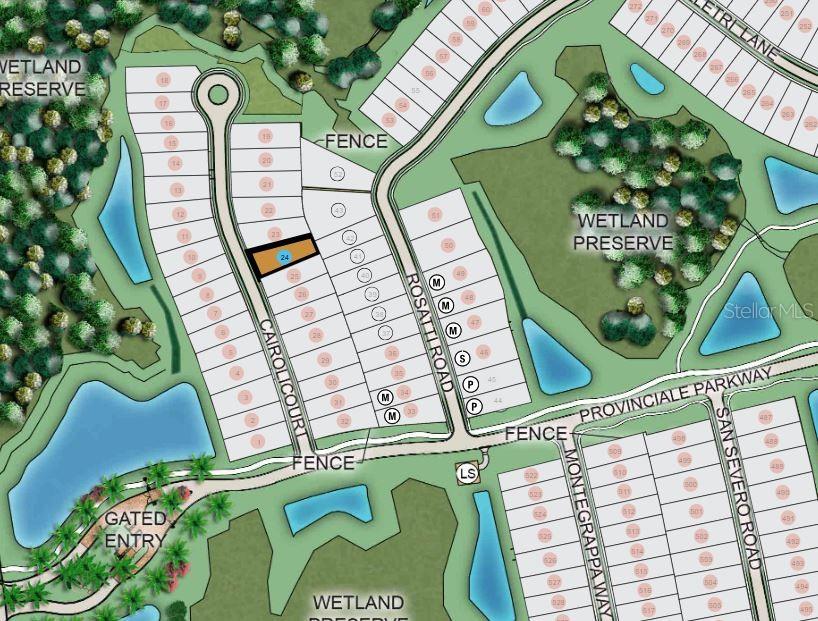 Esplanade at Wiregrass Ranch ~ Site Map