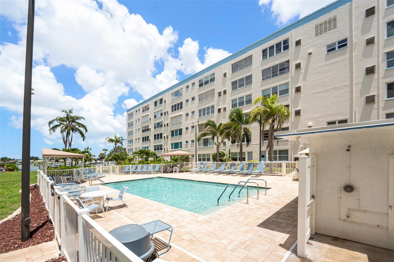 Jamison has a lovely heated pool right downstairs for your use!