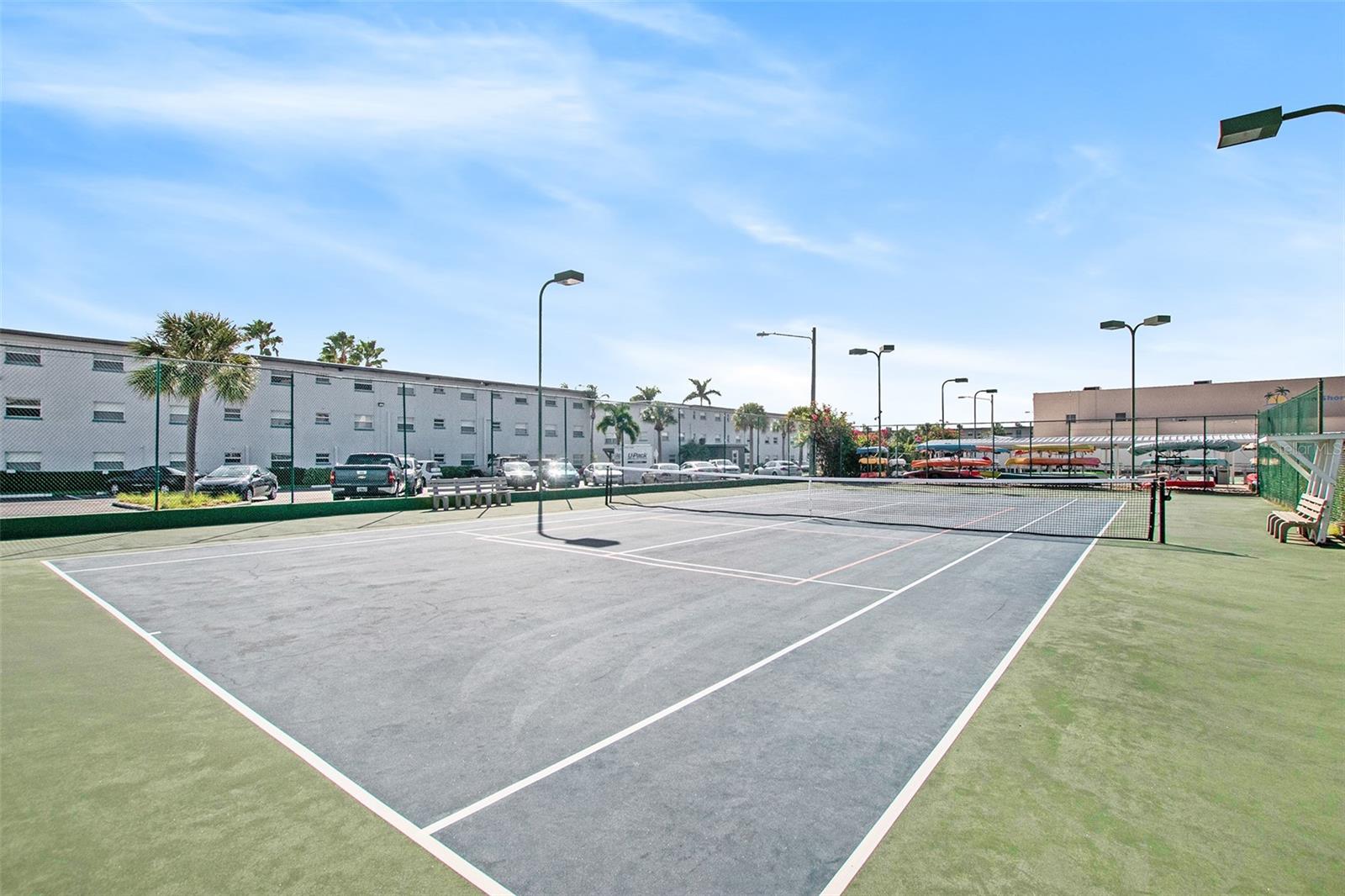 Tennis courts