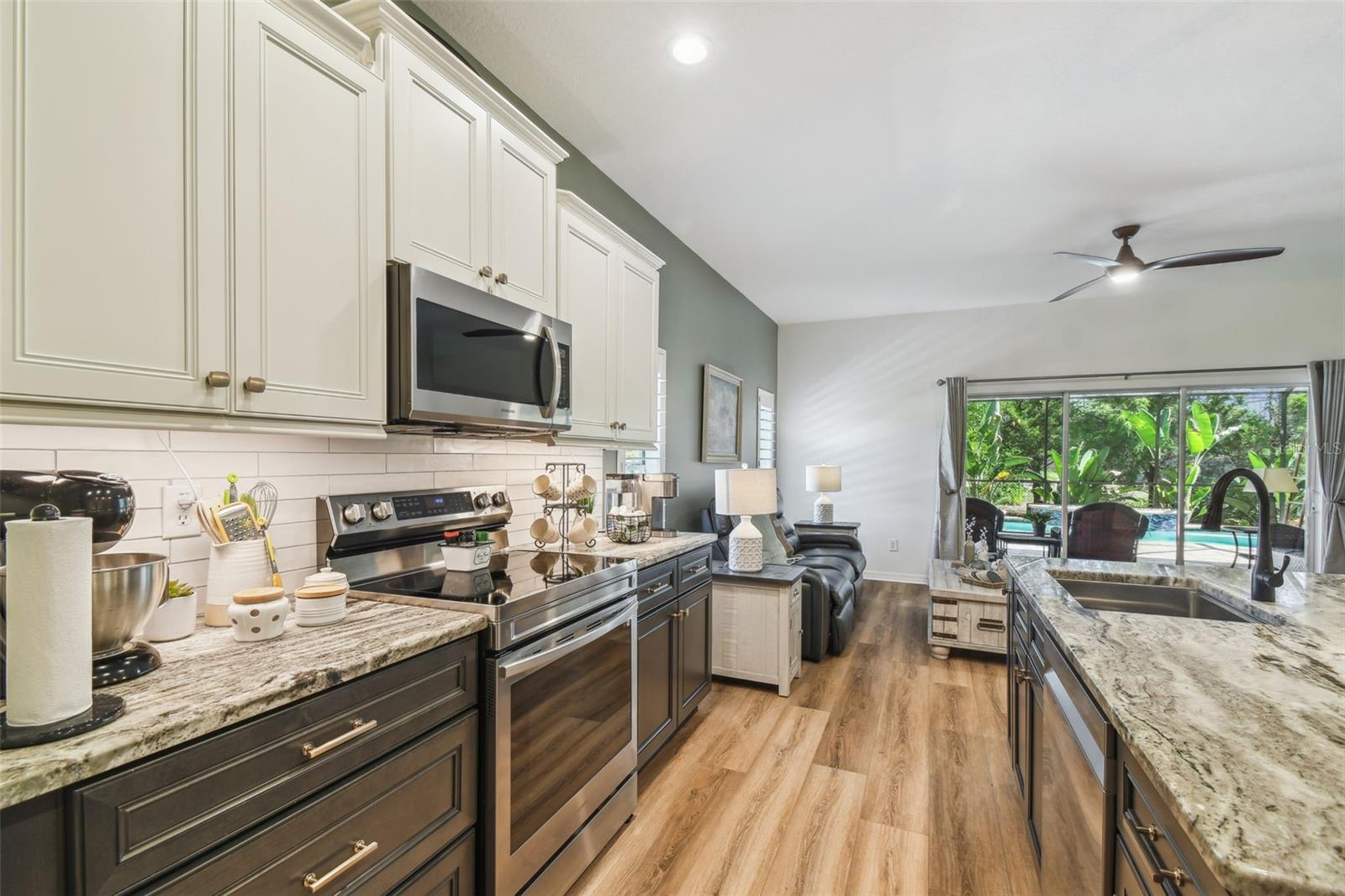 Newly remodeled kitchen