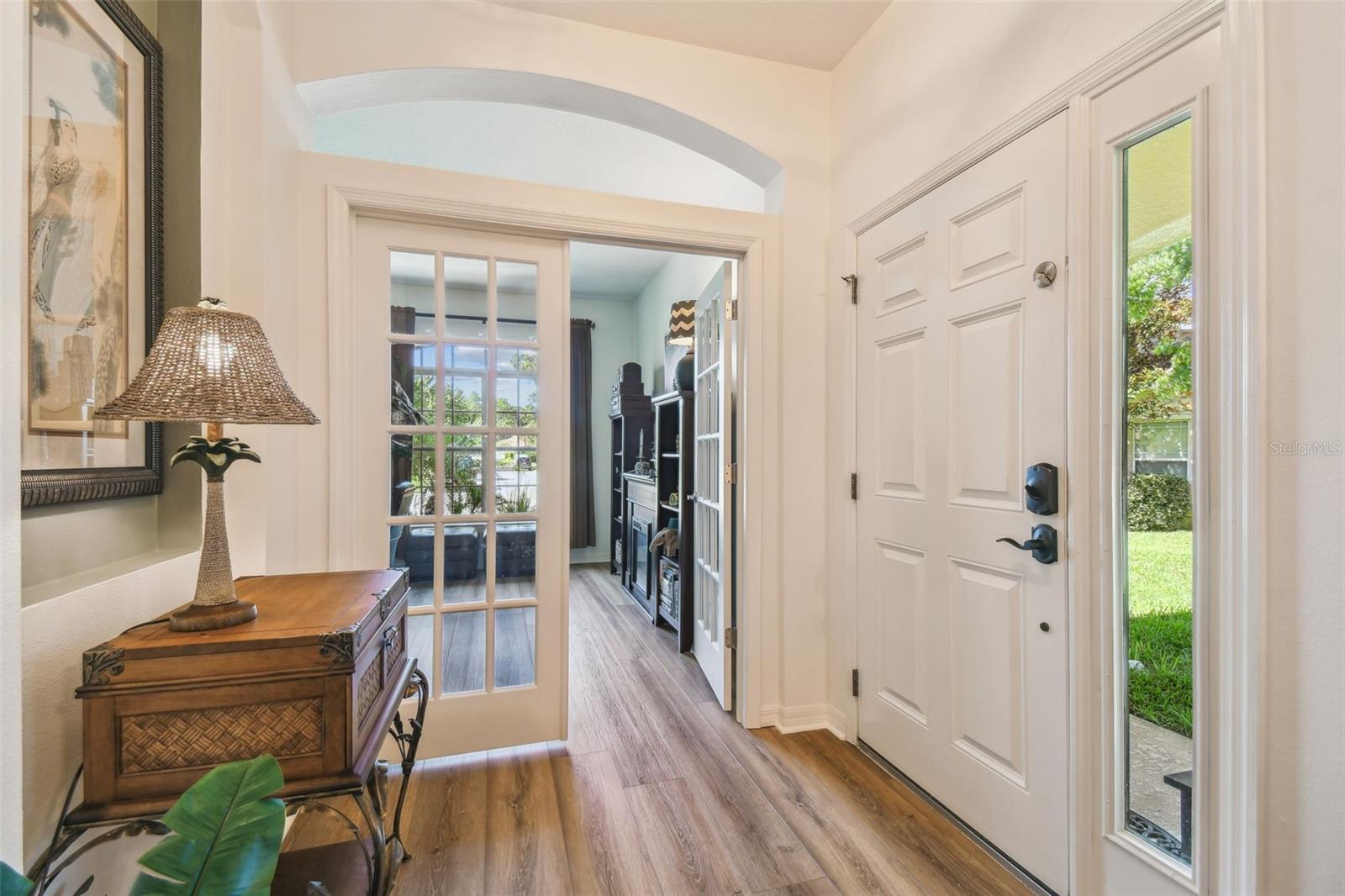 Entryway to home and  bedroom