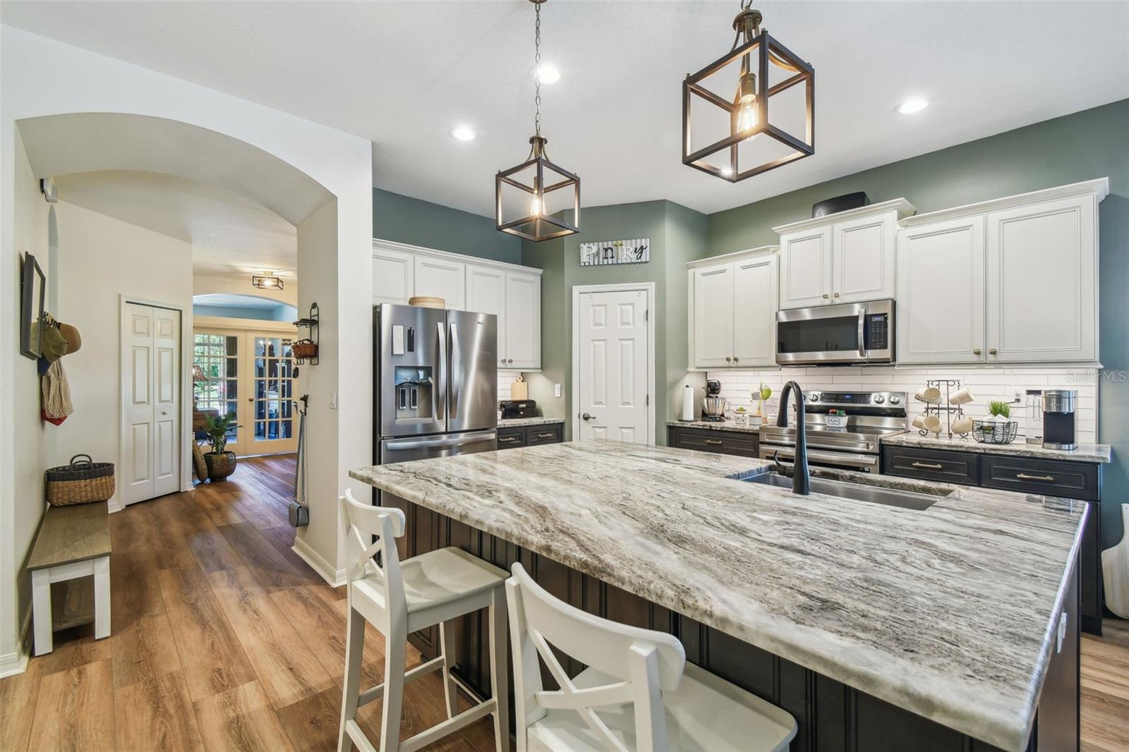 Newly remodeled kitchen