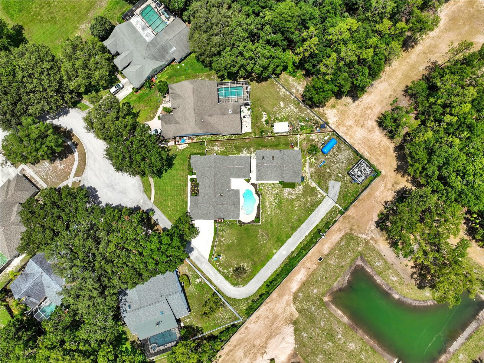 Aerial of property
