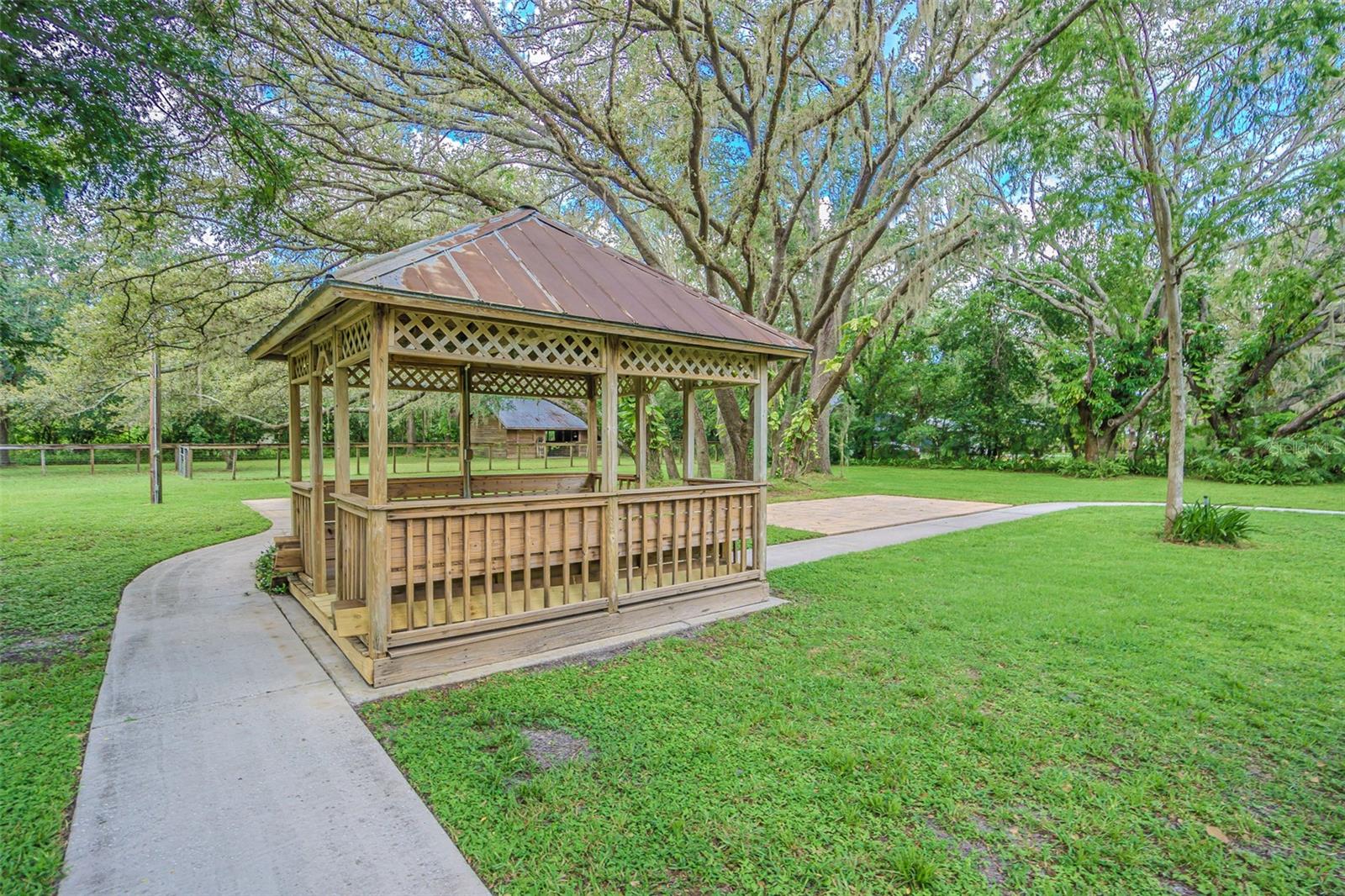 Gazebo w/ Pavered Patio