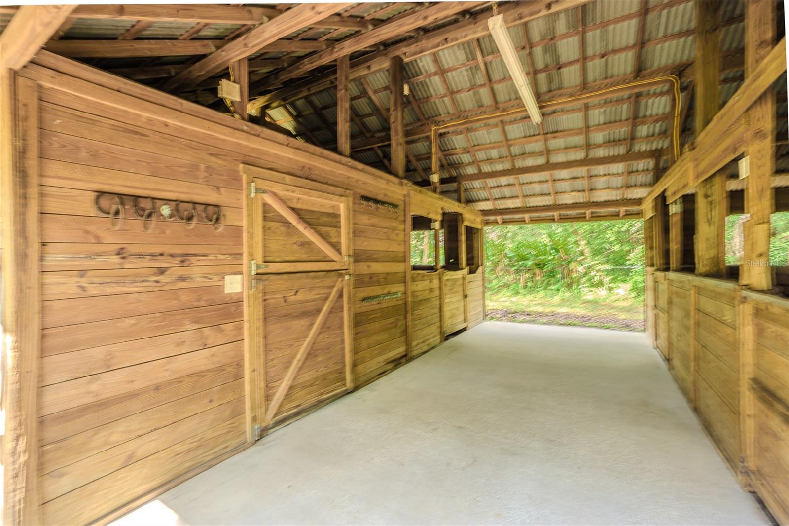 Tack Room and 1 Stall