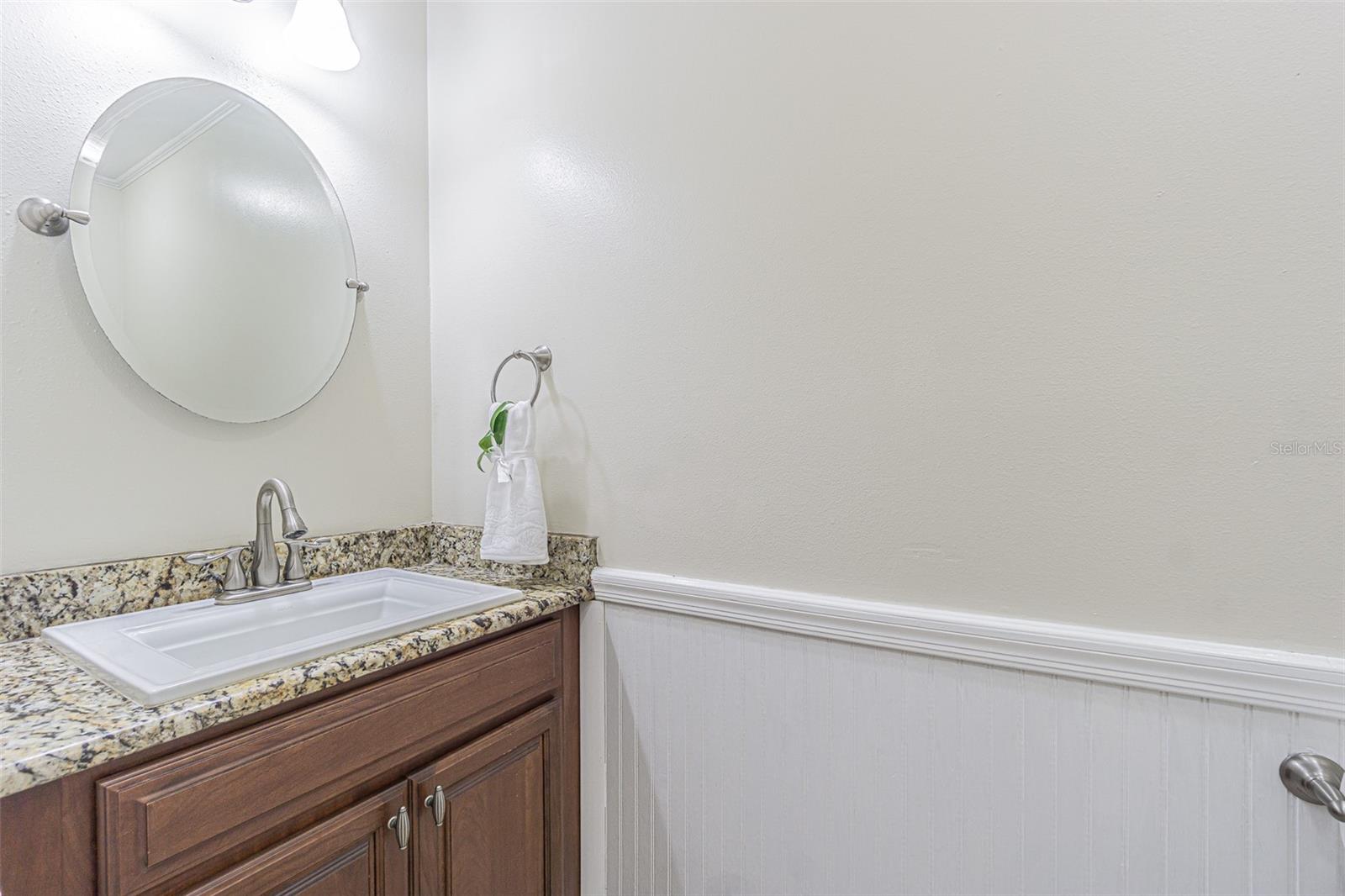 Guest Half Bath in Hallway to Guest Bedrooms 2 & 3