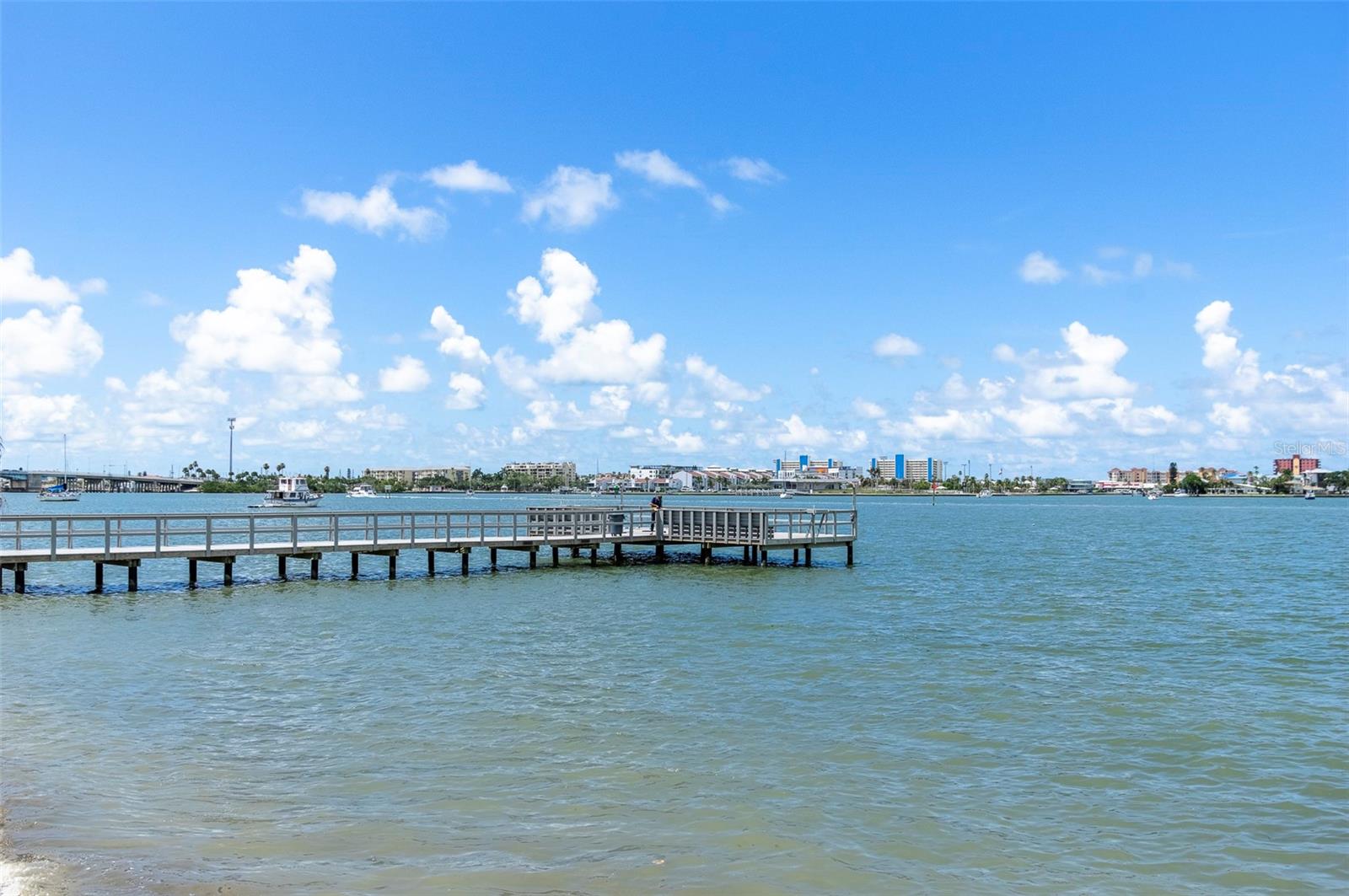 Fishing pier is currently under renovations