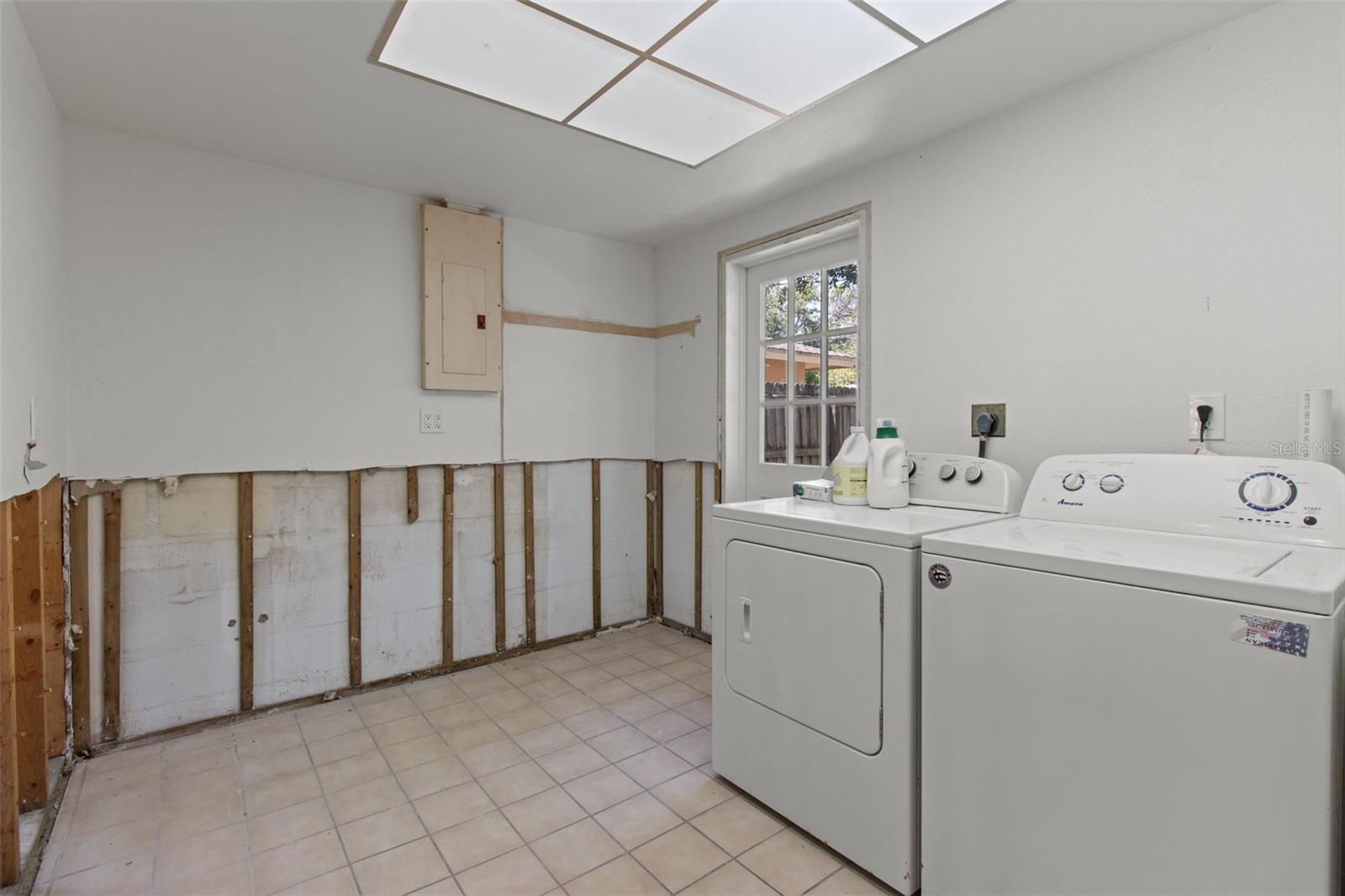 Laundry room off the kitchen
