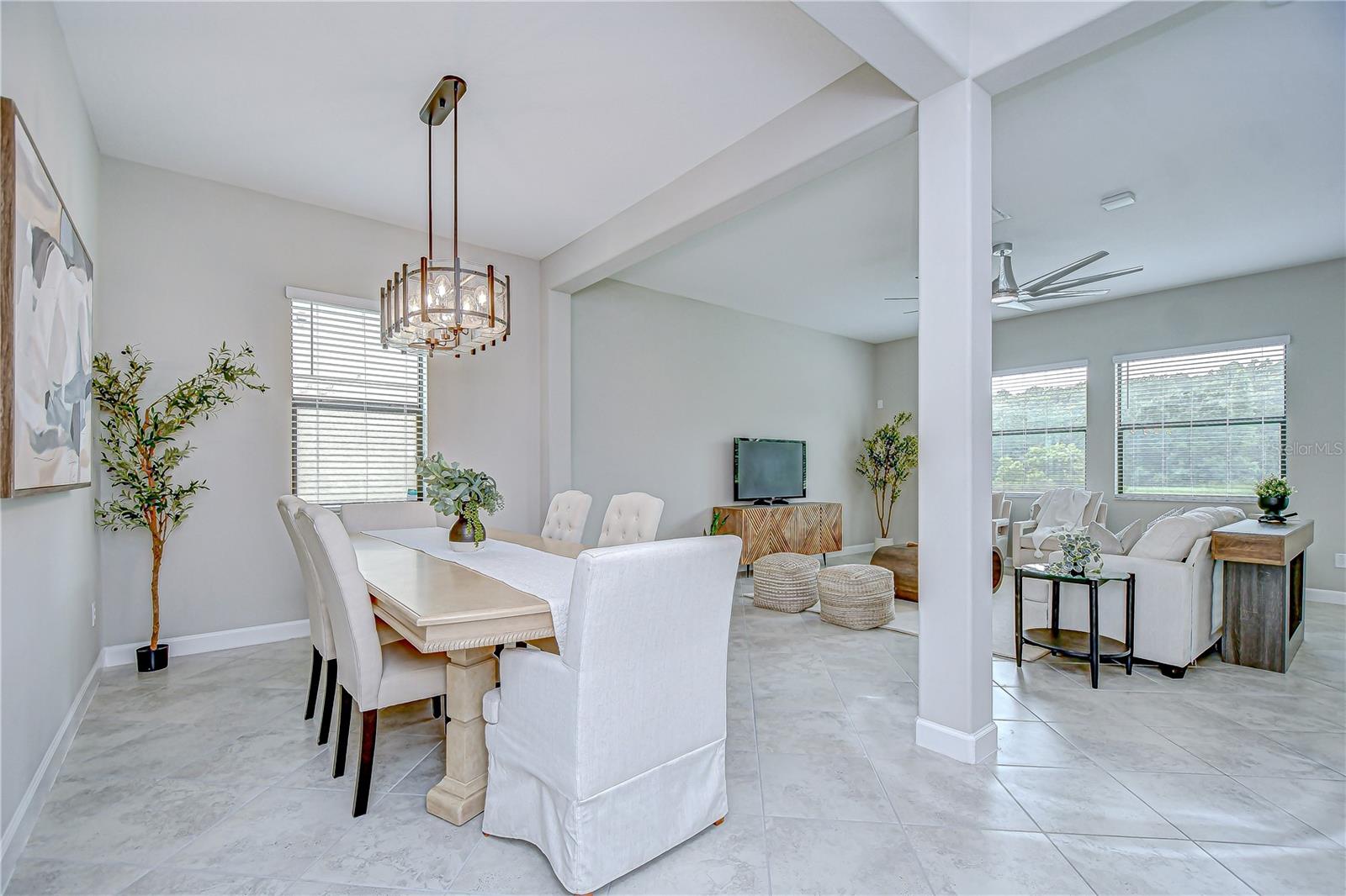 Dining Area opens to the Family Room
