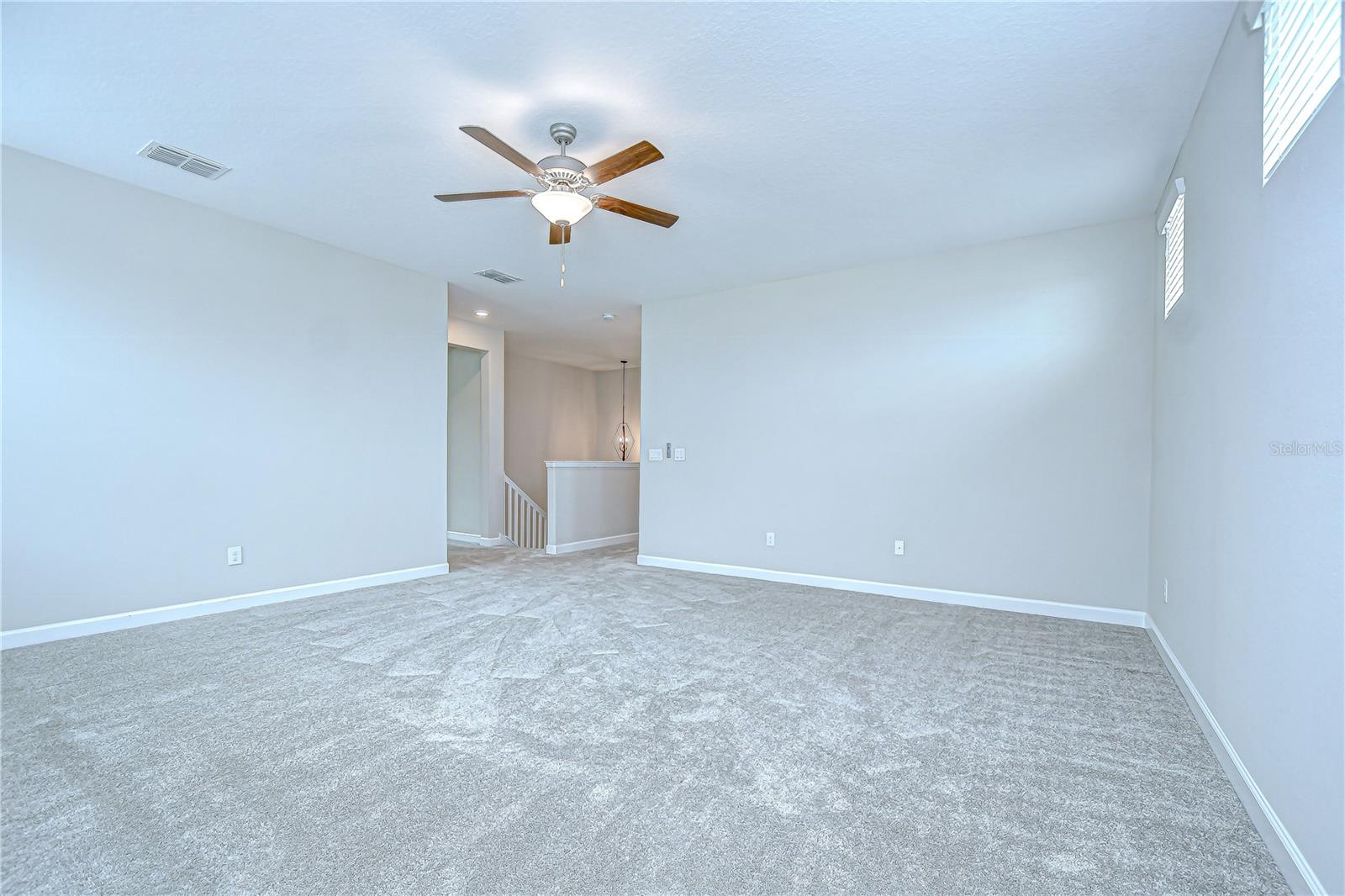 Versatile Bonus Area that you can turn into a Media/Game Room, Office, Play Room,  or Teenage Hangout.